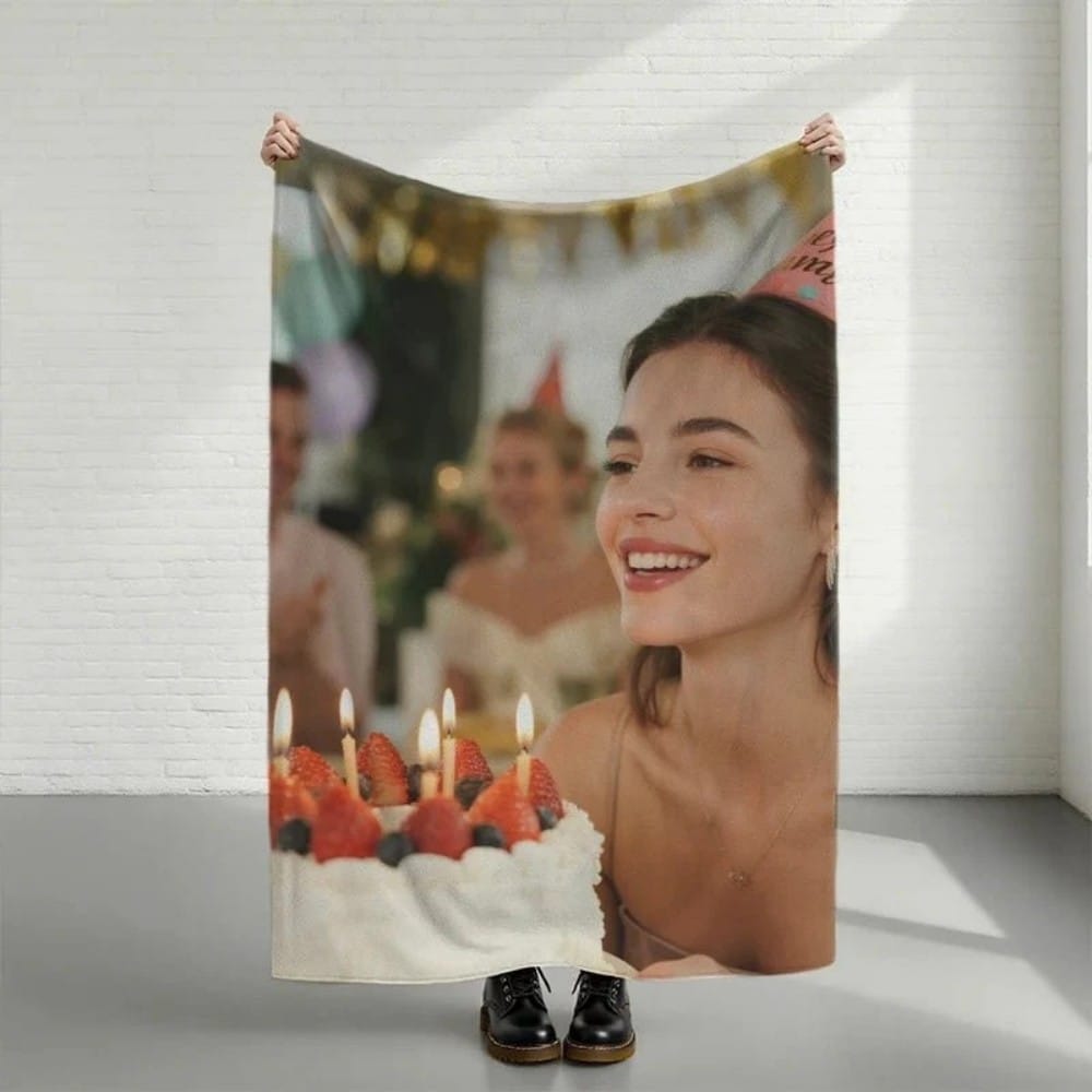Custom Blankets Supports photo customization Halloween-themed printing (contact seller before ordering)