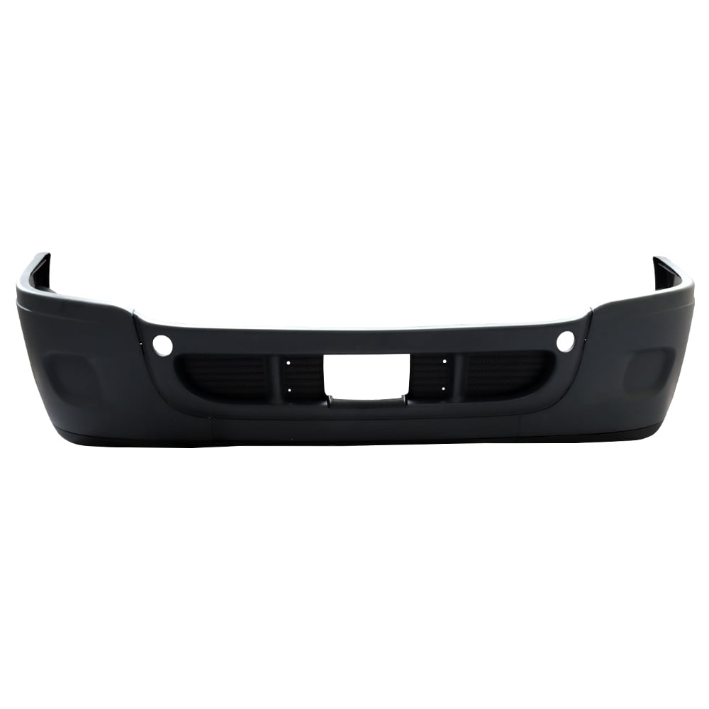 Complete Black Front Bumper Without Fog Light Hole fit for 2008-2017 Freightliner Cascadia