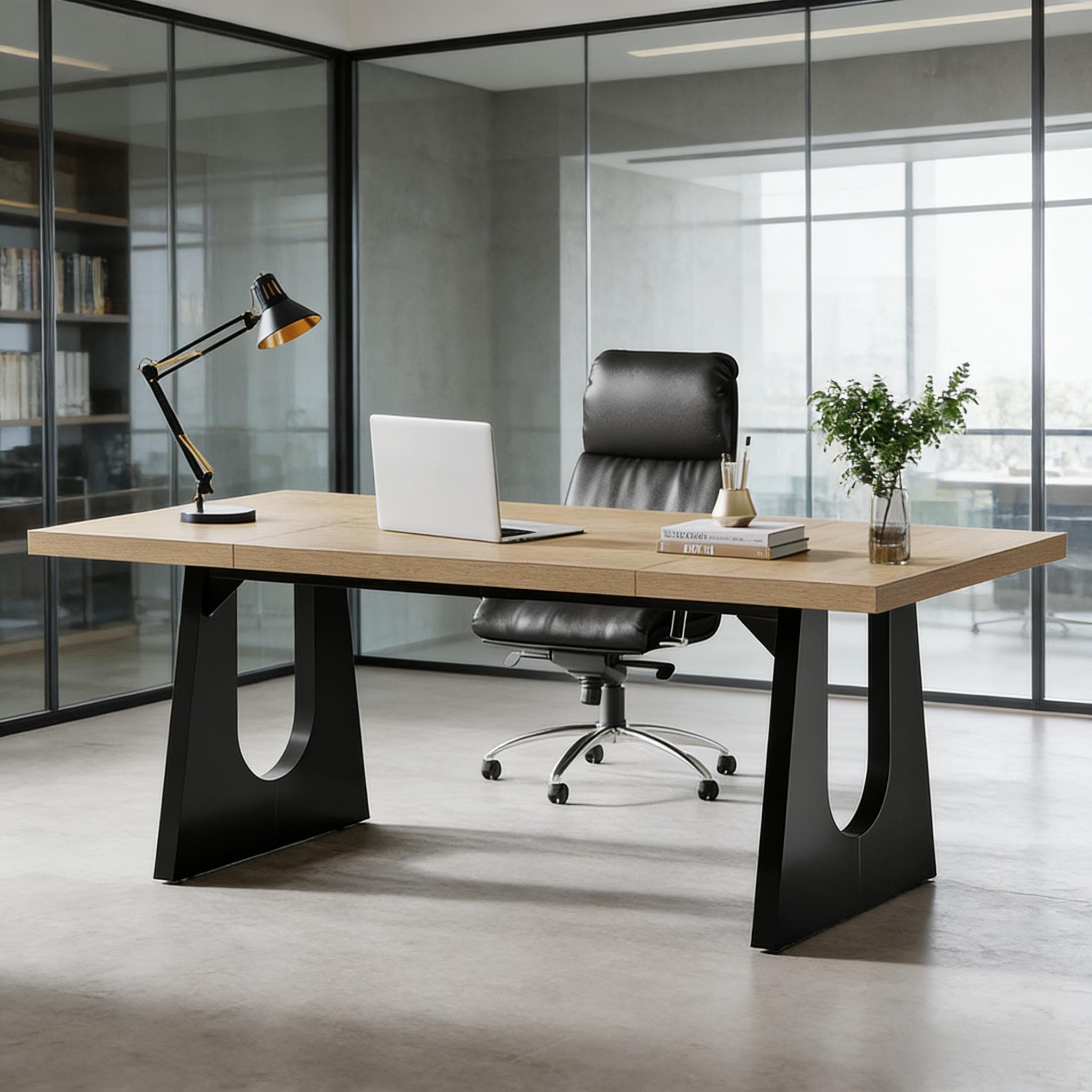 Executive Desk, Modern Computer Office Desk Workstation