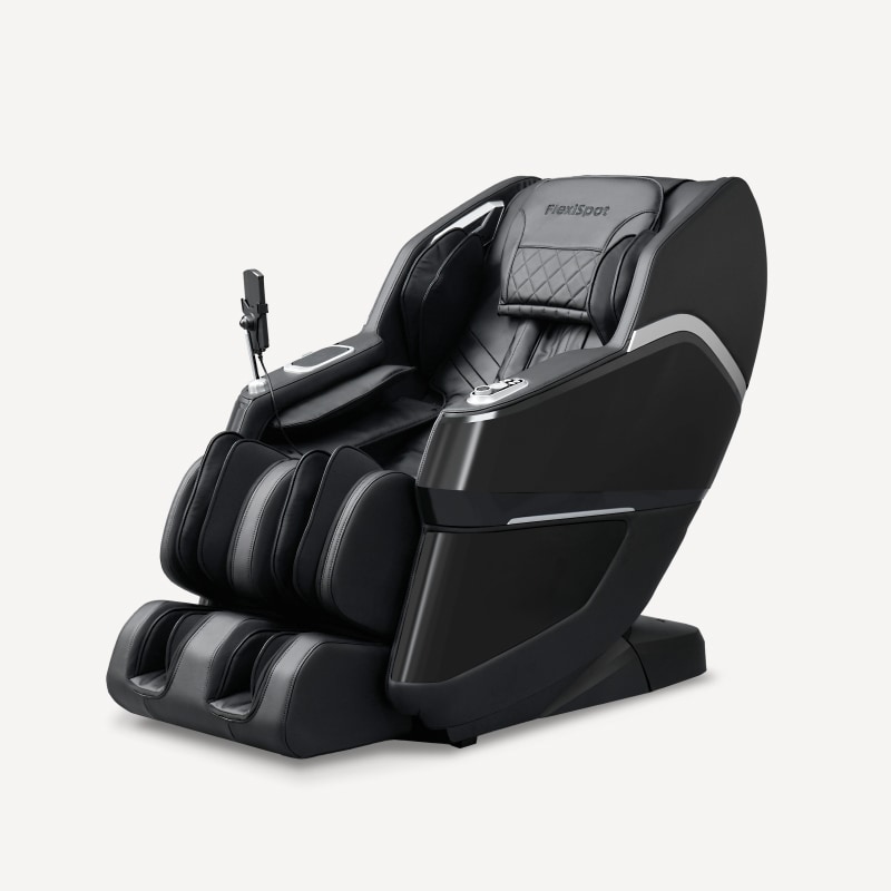 Massage Chair Full Body, Zero Gravity SL-Track Shiatsu Massage Recliner Chair with Body Scan, Airbags, Foot Rollers, Deep Yoga Stretch, Heating (Black