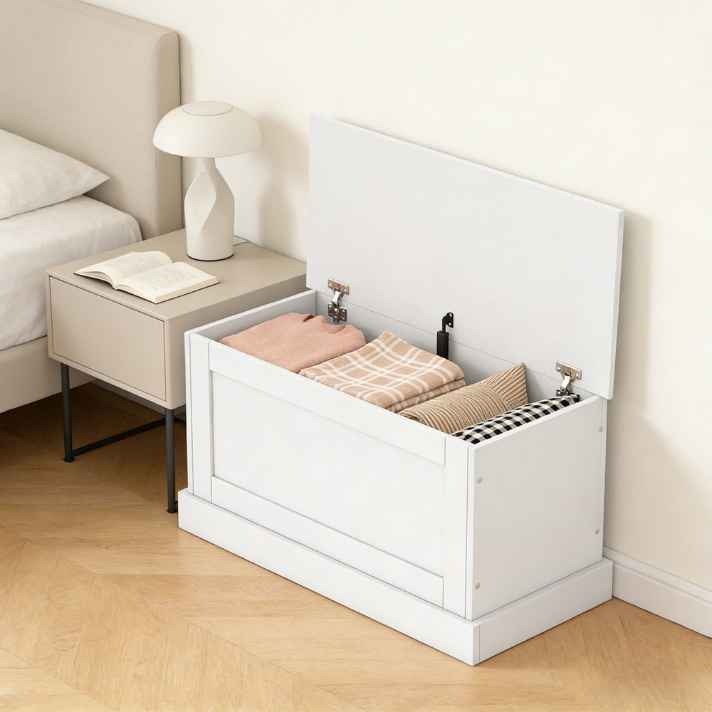 Large Storage Chest with Safety Metal Hinge