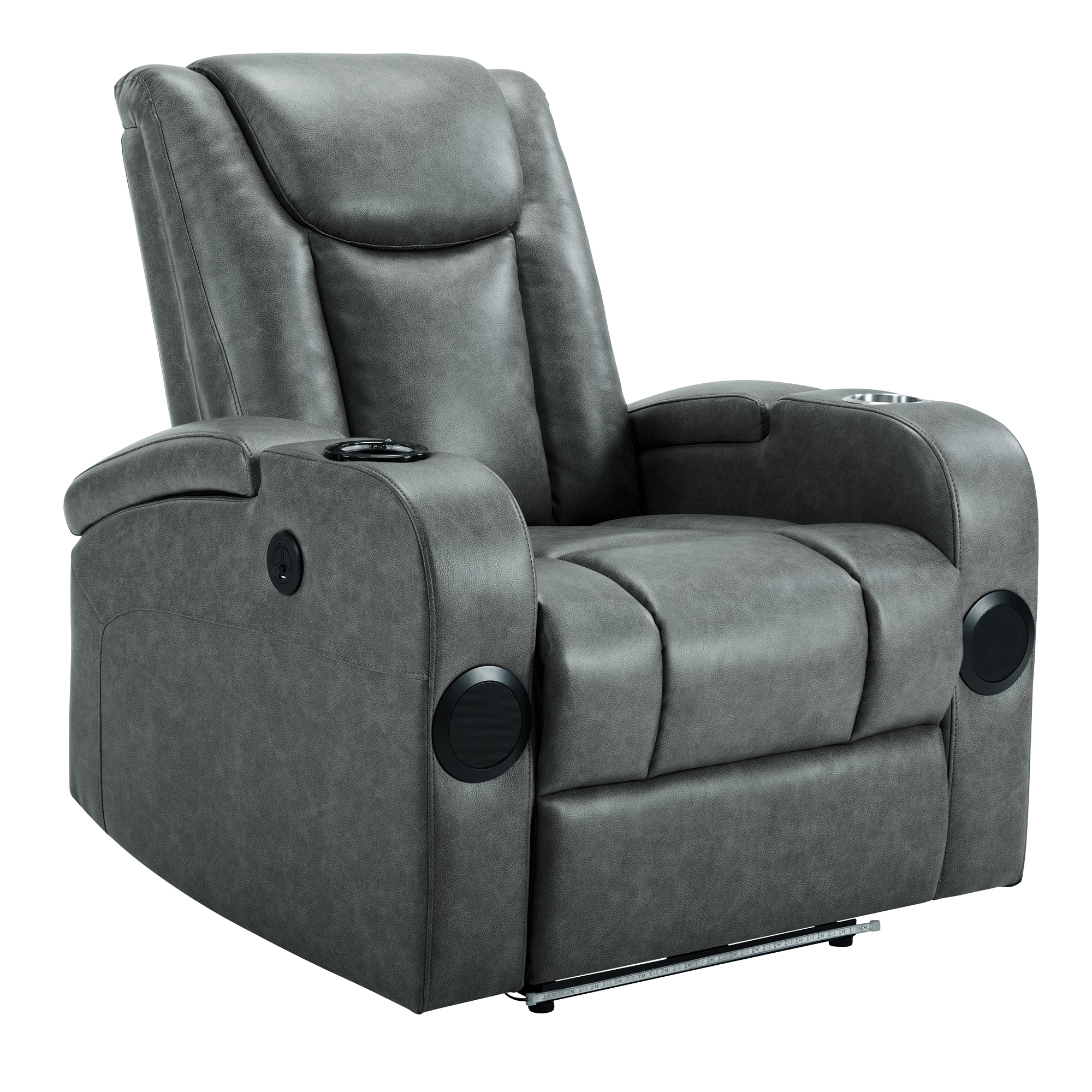 Recliner Sofa with Power Recline, Adjustable Split Back, USB Charging, Bluetooth Speakers & LED LightingRecliner Sofa with Power Recline, Adjustable S