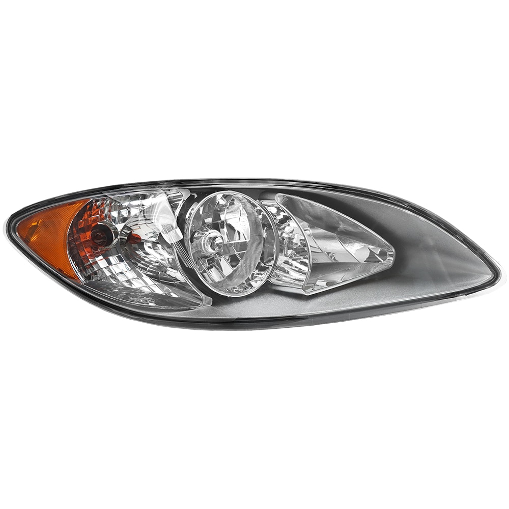 Headlights Assembly Fit for 2008-2016 International ProStar,Halogen Headlamps Assembly, Right/Passenger Side(Chrome)