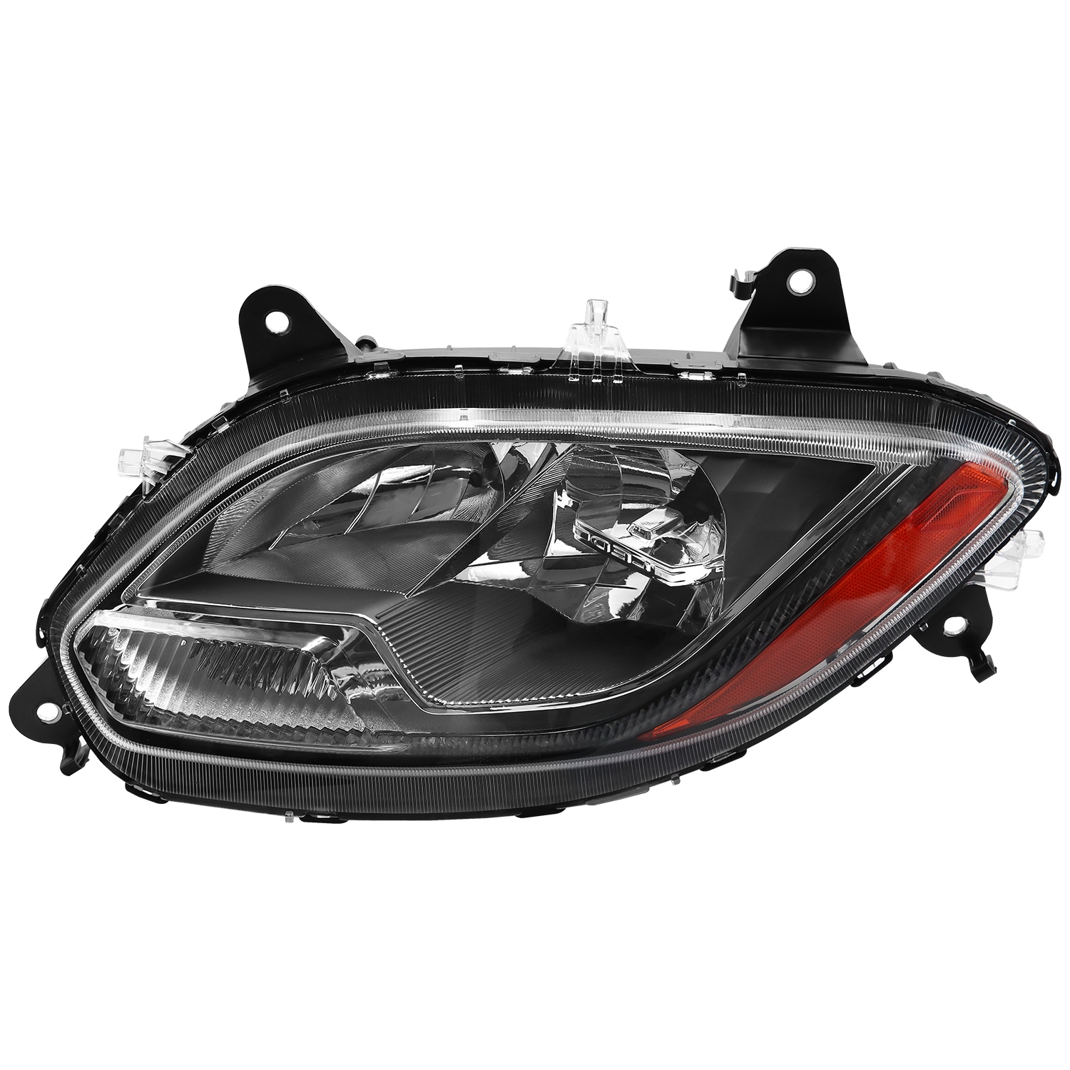 Headlights Assembly Compatible With 2018-2023 International LT625, Left/Driver Side, LED Low Beam, Halogen High Beam Headlight