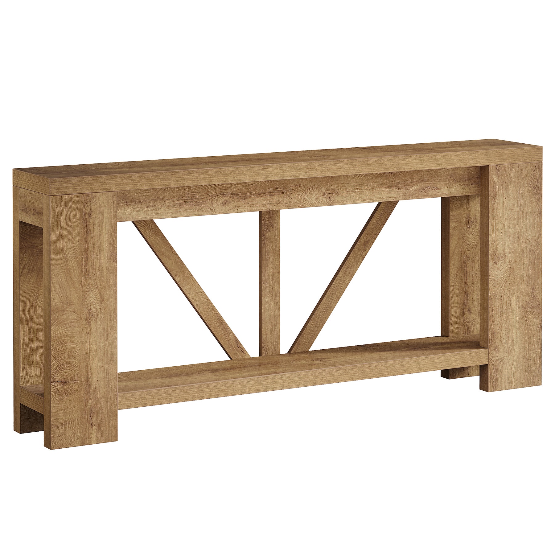 Console Table, 2-Tier Long Sofa Table Hallway Table