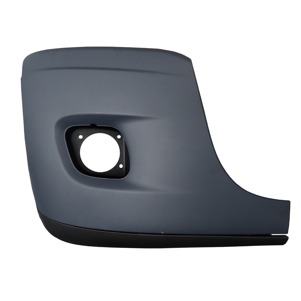 Heavy Duty Truck Parts Right/Passenger Bumper End Cover With Fog Light Hole Compatible With Freightliner Cascadia 2008-2017