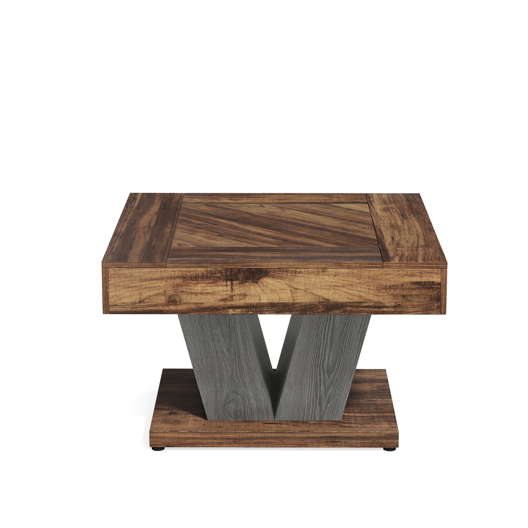 Wood Coffee Table, Modern Center Table Cocktail Tea Table