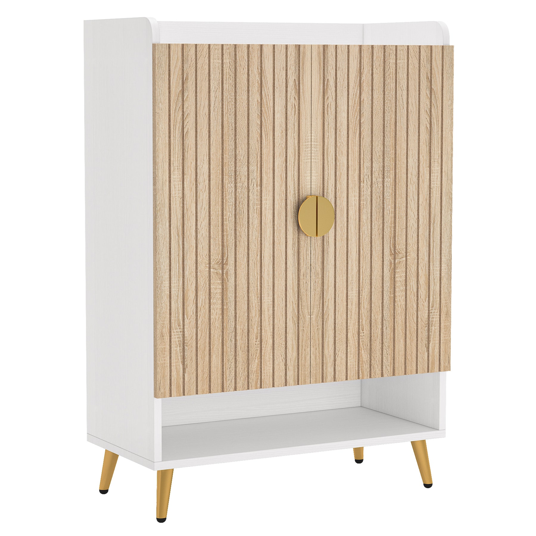 Shoe Cabinet, Shoe Storage Organizer with Adjustable Shelves