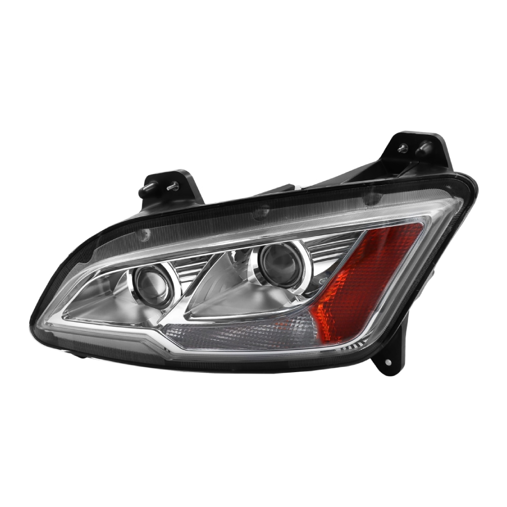 Halogen Headlights Assembly Fit For 2022+ Peterbilt 579, Left/Driver Side, Including Halogen bulbs