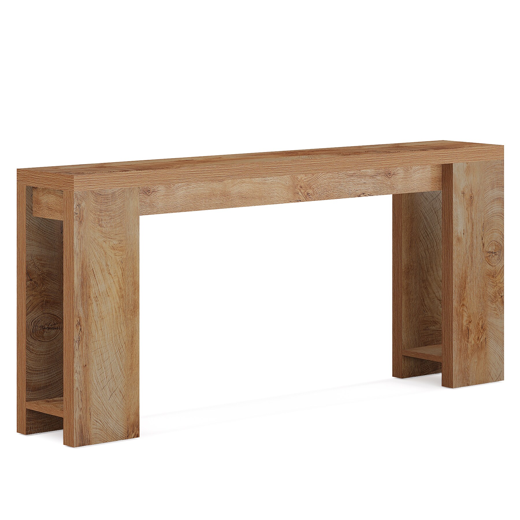 Wood Console Table, Farmhouse Sofa Table Entryway Table