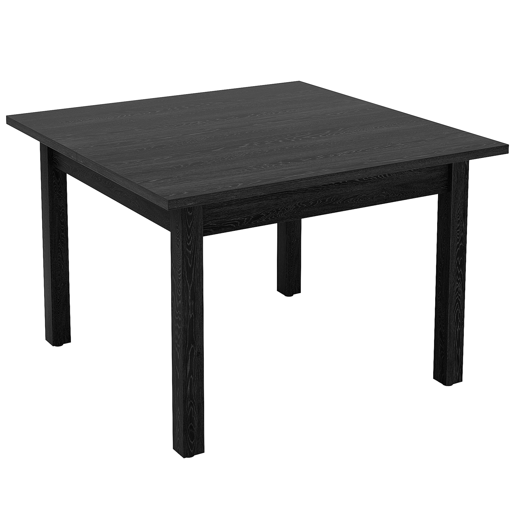 Square Dining Table Kitchen Table with Solid Wood Legs for 4