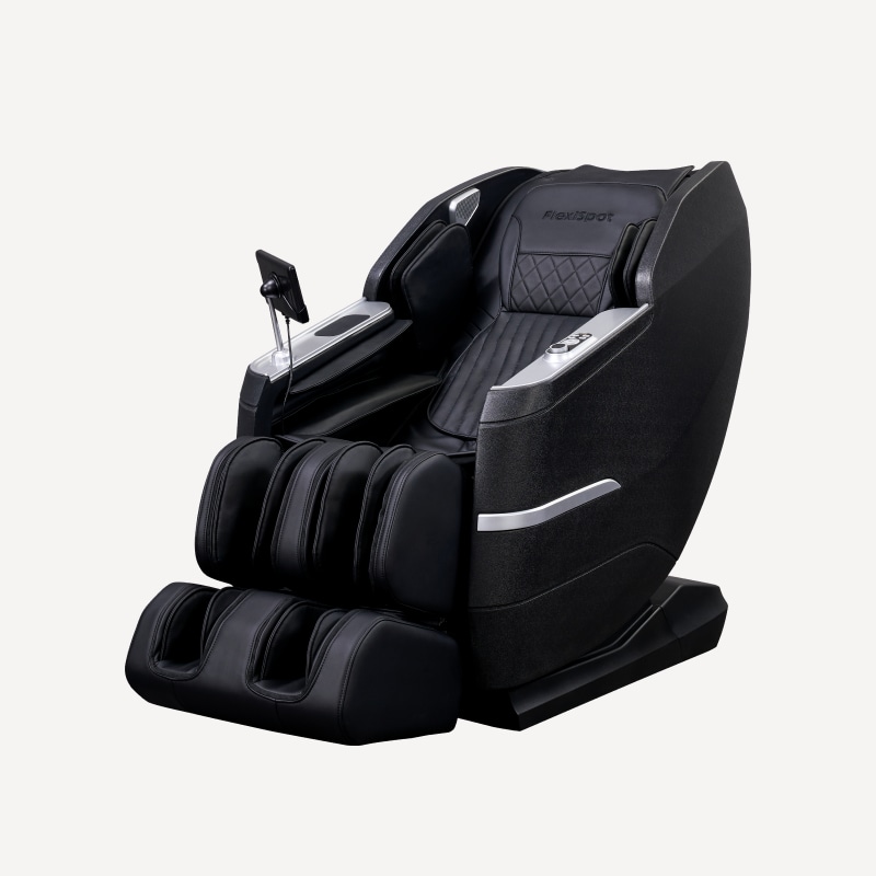 Massage Chair Full Body, Zero Gravity SL-Track Shiatsu Massage Recliner Chair with Body Scan, Airbags, Foot Rollers, Deep Yoga Stretch, Heating (Black