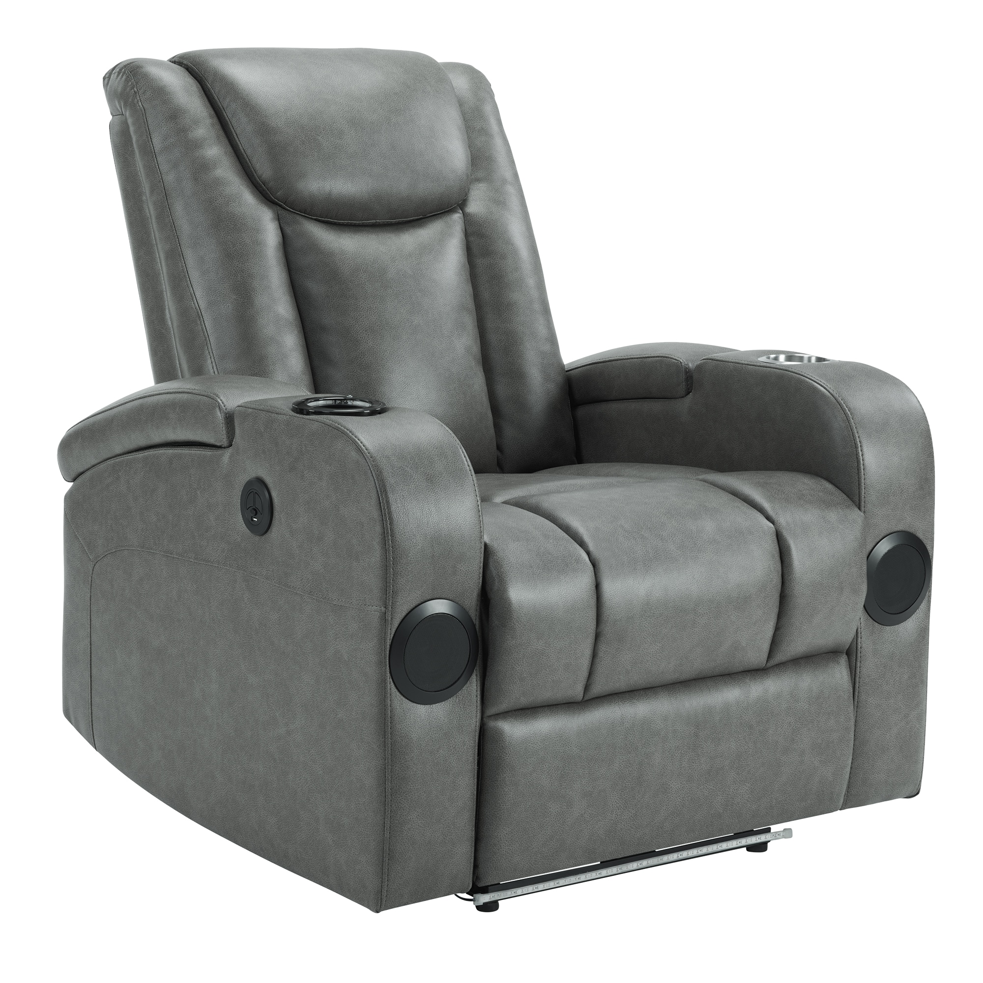 Recliner Sofa with Power Recline, Adjustable Split Back, USB Charging, Bluetooth Speakers & LED LightingRecliner Sofa with Power Recline, Adjustable S