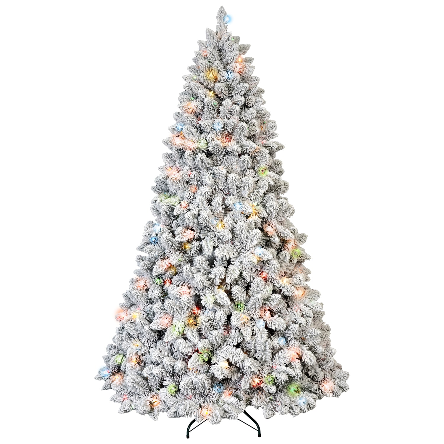 4ft pvc mixed floceked tree Pine cone*21pcs