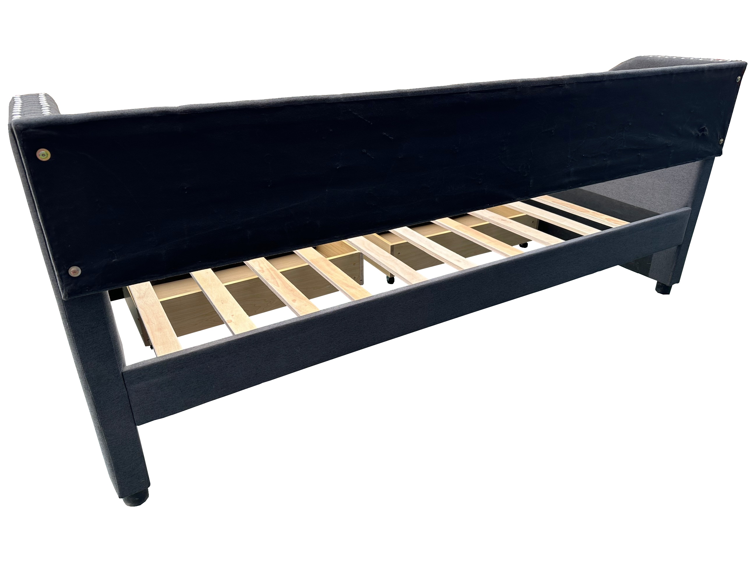 Upholstered Daybed with Drawer Twin Size