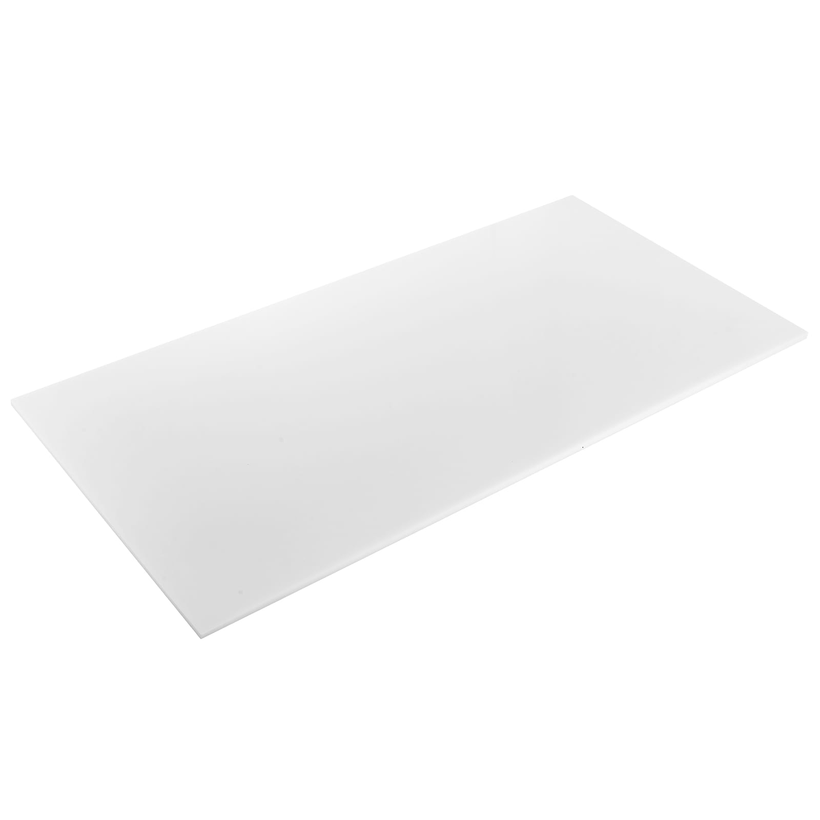 HDPE Plastic Sheet Board, 1 Pack High Density Polyethylene Sheet Plastic Panel, 24 x 48 Inch 1/2 Inch Thick Customizable Plastic Panels, for DIY Crafts, Heavy Duty Industrial Equipment, White