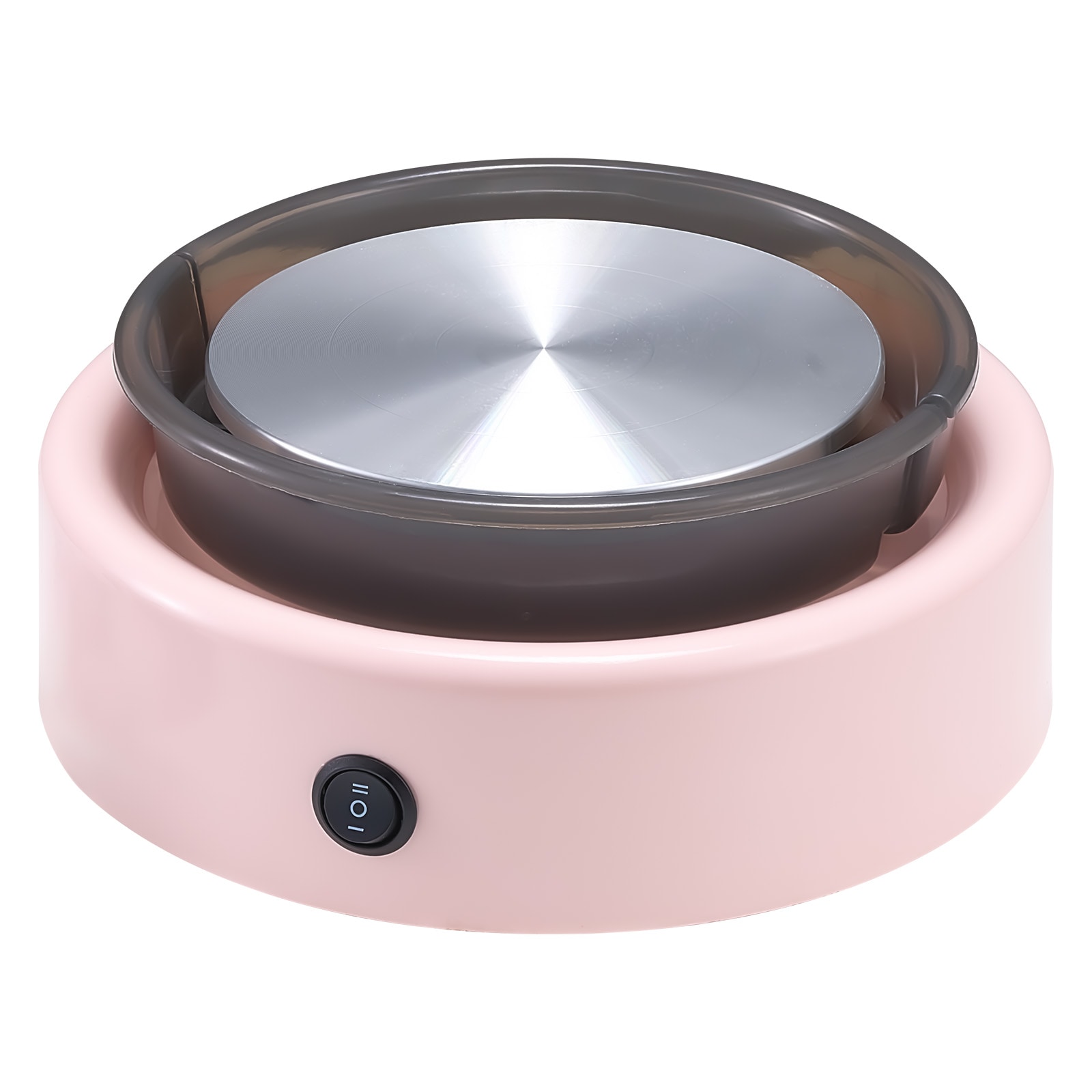 Mini Pottery Wheel Electric Clay Wheel for Kids 6 inch Turntable Pink
