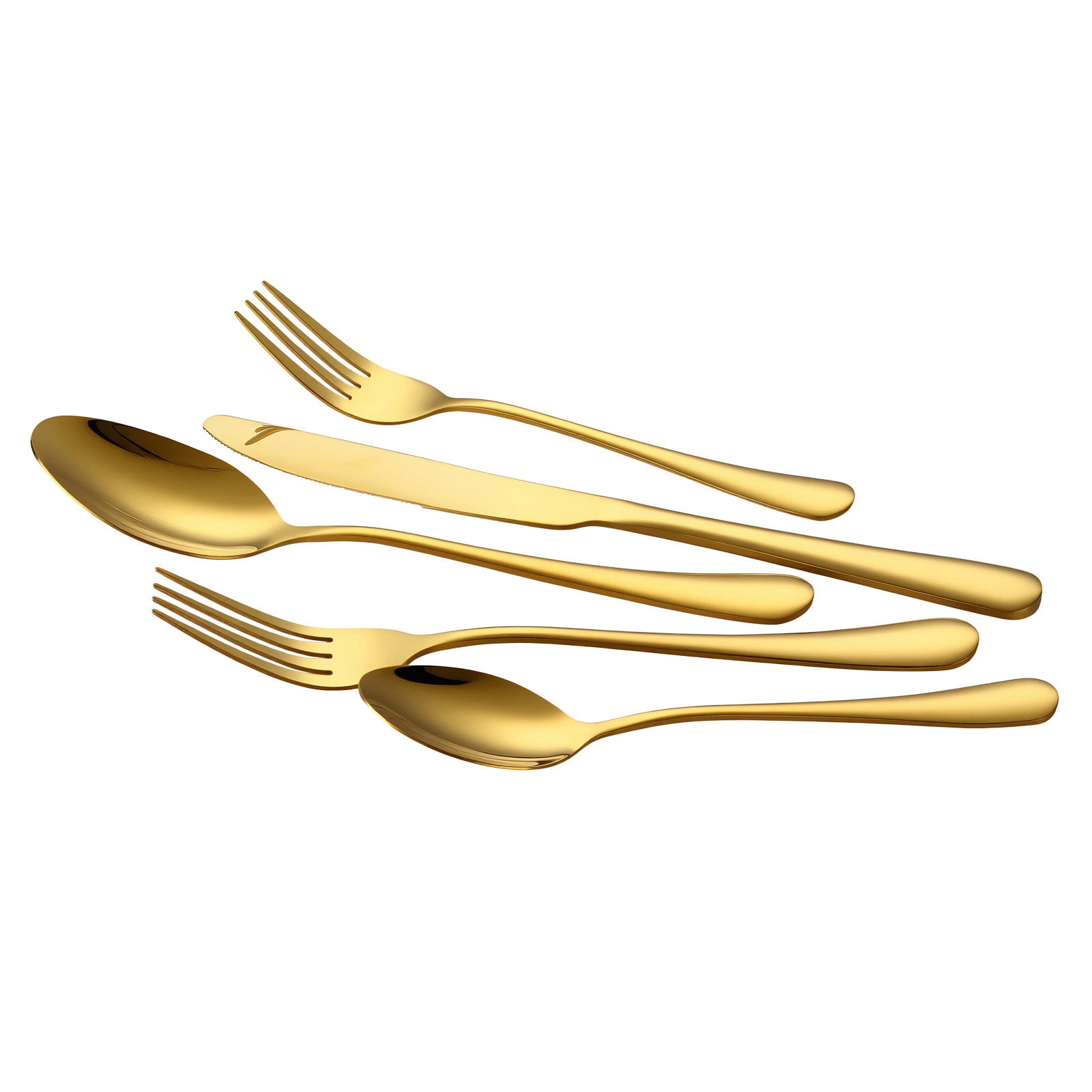 100-Piece Silverware Set Stainless Steel Cutlery Flatware Utensil Kitchen for 20