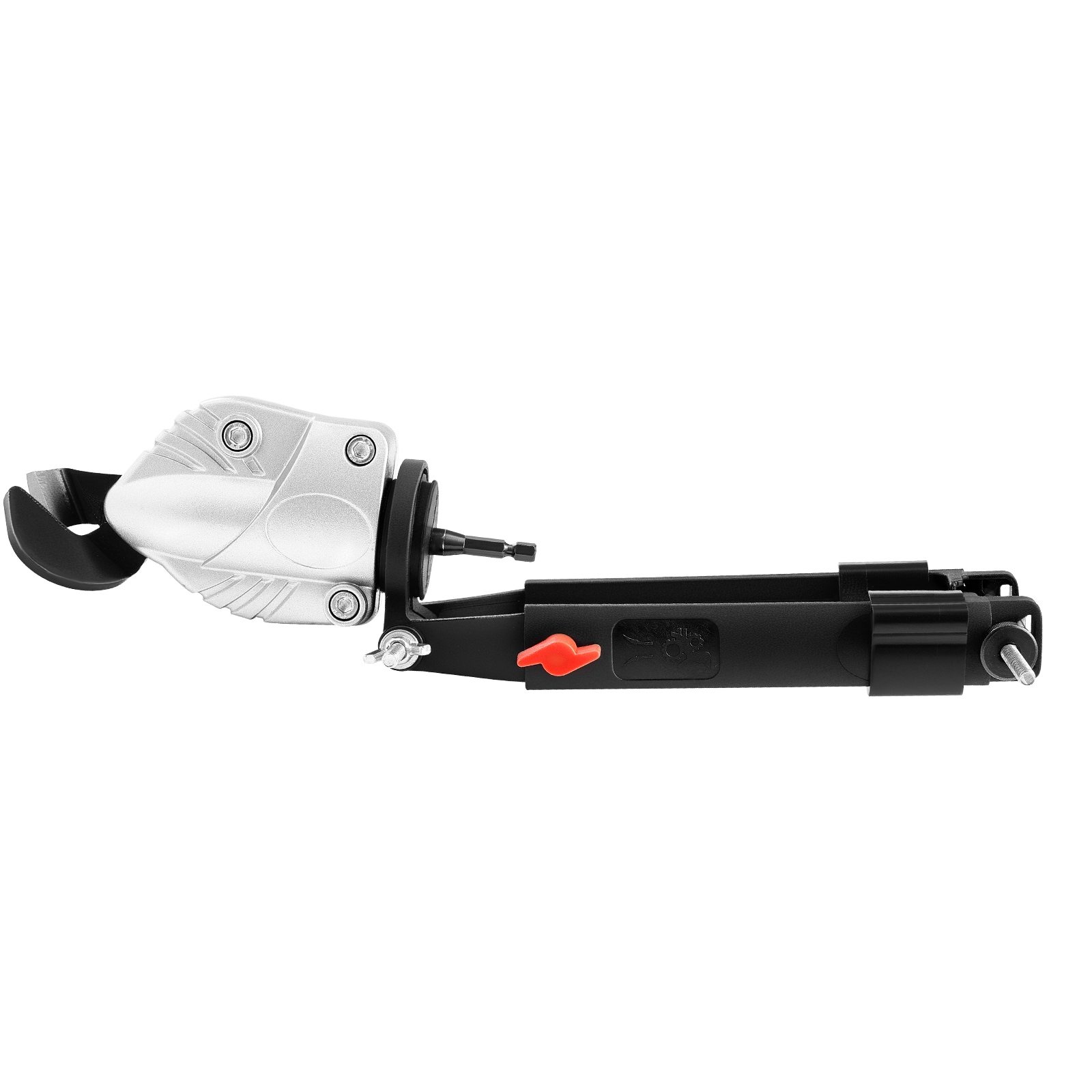 Metal Shear/Cutter Drill Attachment, Sheet Metal Cutter with 360-Degree Pivoting Head, Sharp Blades,Ideal for 18 GA Galvanized Steel, 20 GA Stainless Steel, Aluminum Plate, Plastic, Cardboard