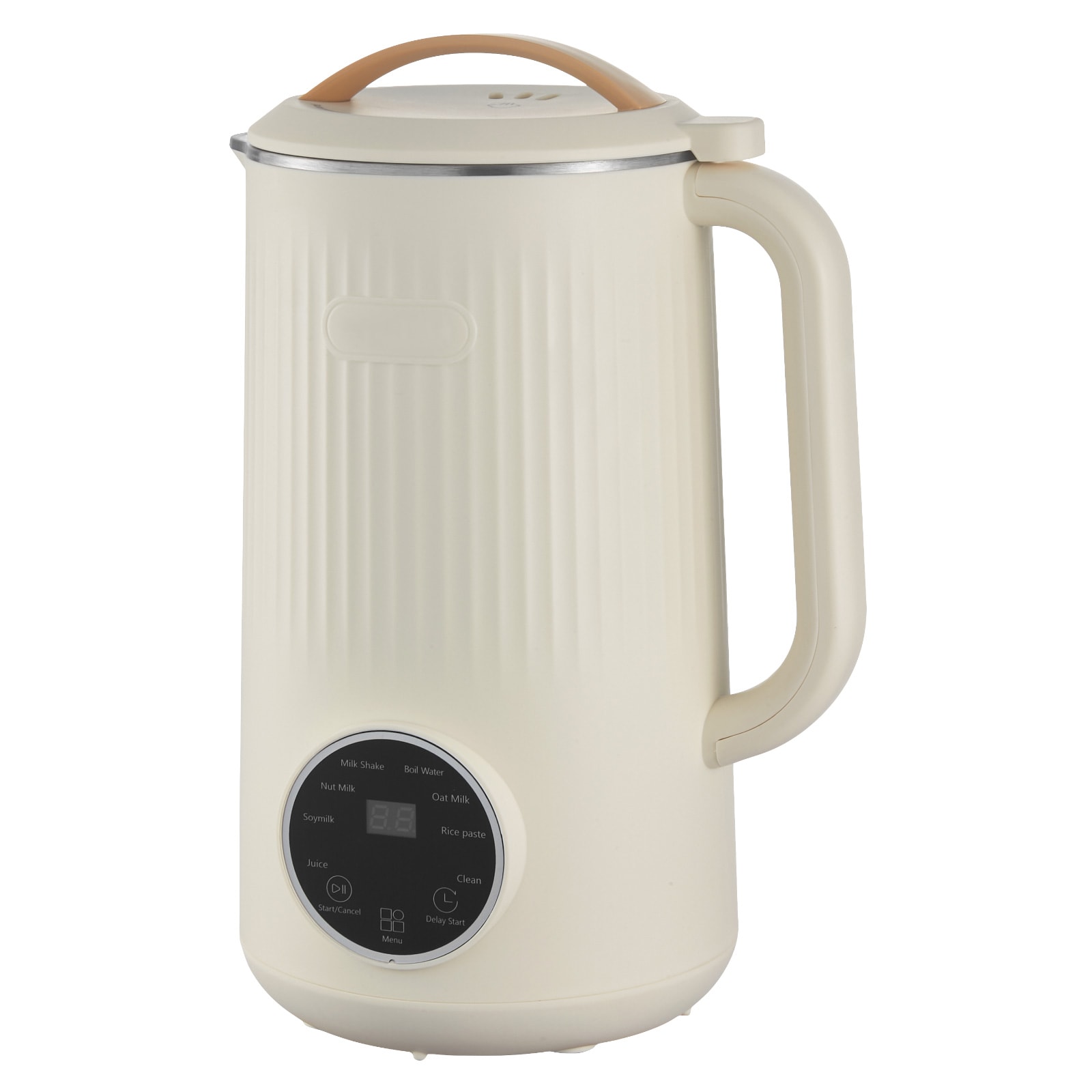 8-in-1 Nut Milk Maker, 34 oz Soy Milk Maker with 180W Blending, for Homemade Oat, Nut, Soy, Juice, Milkshake, Rice Cereal, Plant-Based Beverages with Self-Cleaning, Boil Water, 12-Hour Delay