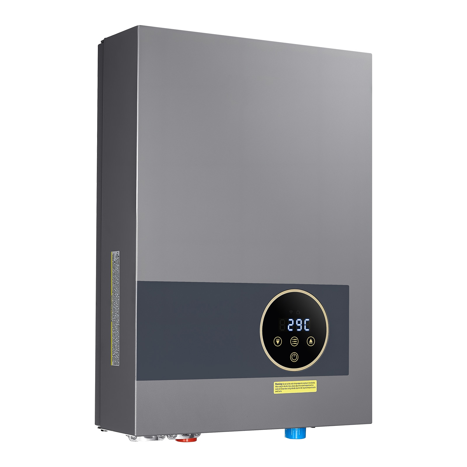36kW Tankless Electric Water Heater Instant Hot with LCD Touch Child Lock
