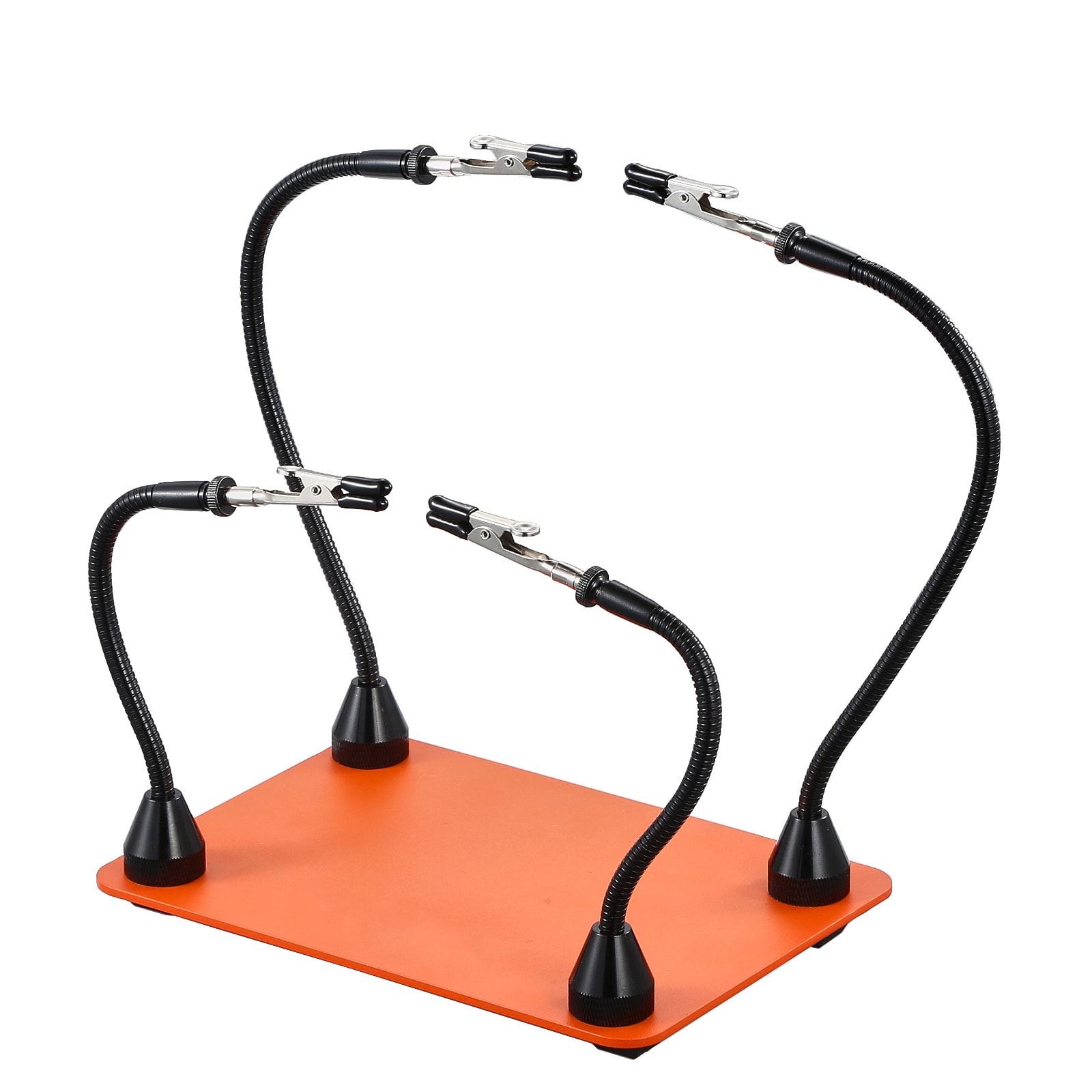 Magnetic Helping Hands Soldering Station 4 Flexible Arms Alligator Clips
