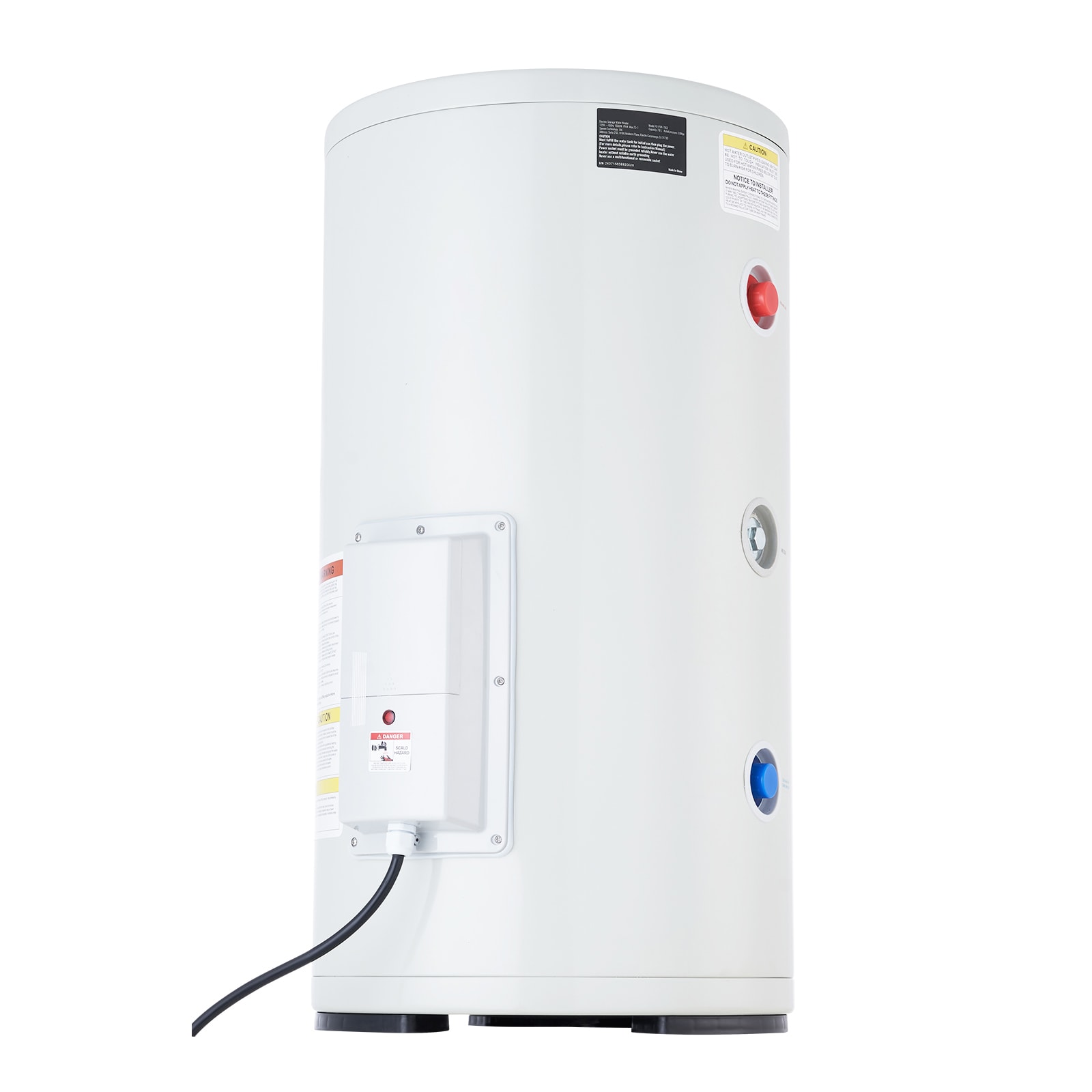 18 Gallon Electric Water Heater Instant Hot 1.6Kw LED Display for Shower