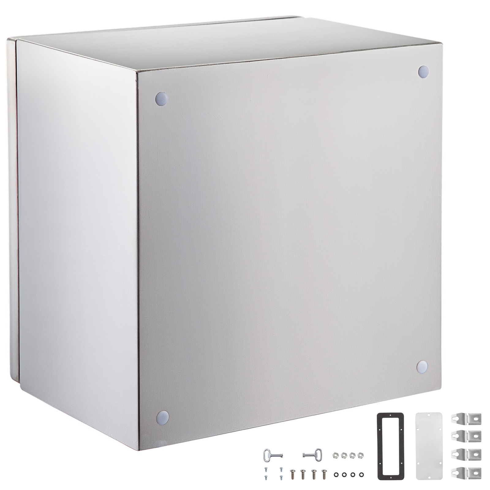 NEMA Stainless Steel Enclosure, 12 x 12 x 8'' NEMA 4X Steel Electrical Box, IP66 Waterproof & Dustproof, Outdoor/Indoor Electrical Junction Box, with Mounting Plate