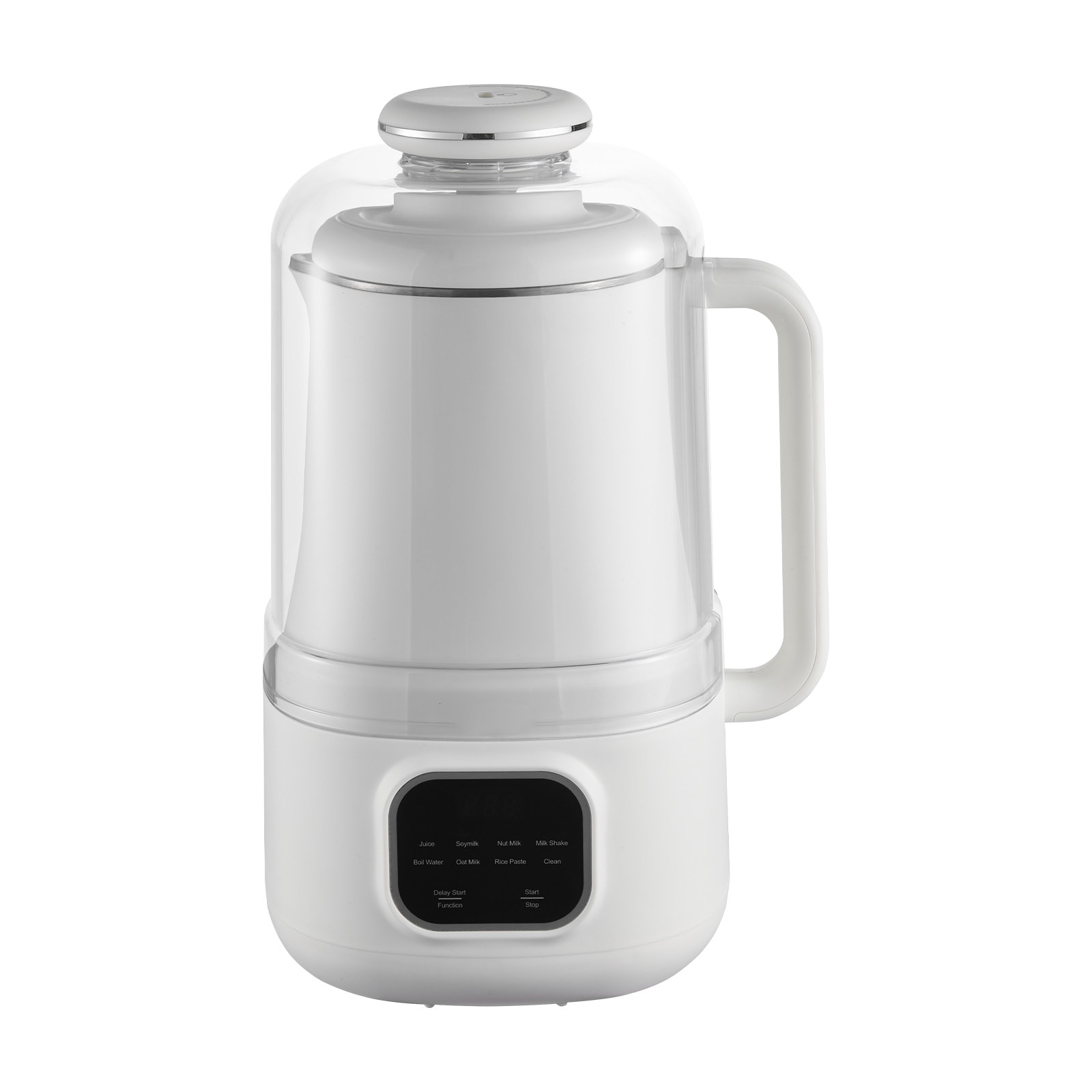 8-in-1 Nut Milk Maker, 34 oz Soy Milk Maker with 200W Blending, for Homemade Oat, Nut, Soy, Juice, Milkshake, Rice Cereal, Plant-Based Beverages with Self-Cleaning, Boil Water, 12-Hour Delay