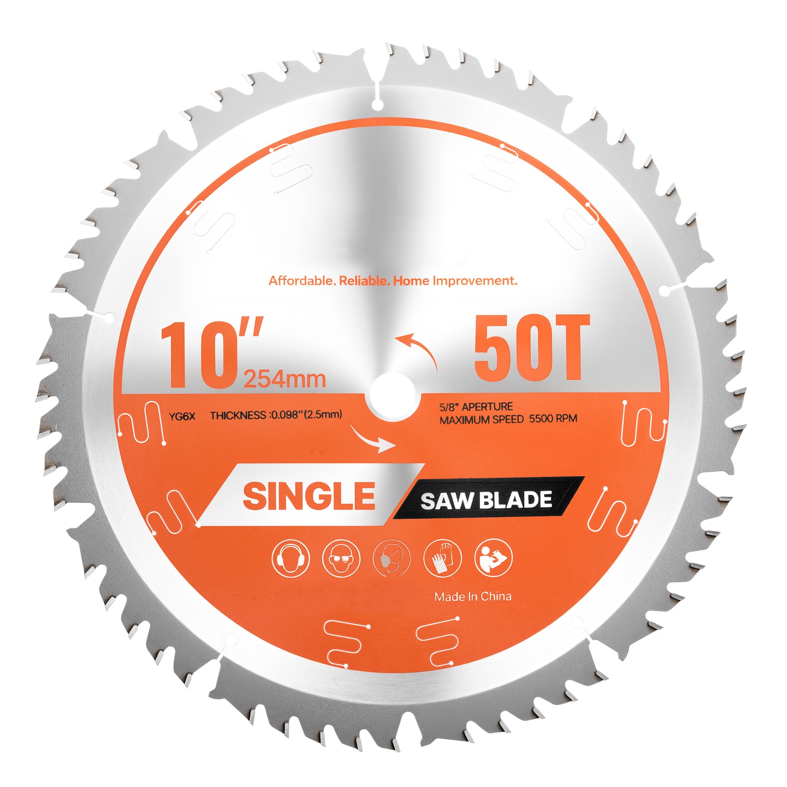 Circular Saw Blade Wood Cutting Blade for Circular Saw 10 inch 50 Teeth