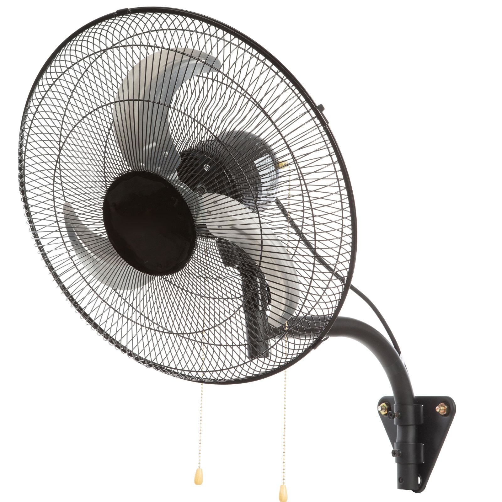 Wall Mount Fan, 18 Inch, 3-speed High Velocity Max. 4000 CFM Oscillating Industrial Wall Fan, Commercial or Residential for Warehouse, Greenhouse, Workshop, Patio, Basement, Black, ETL Listed