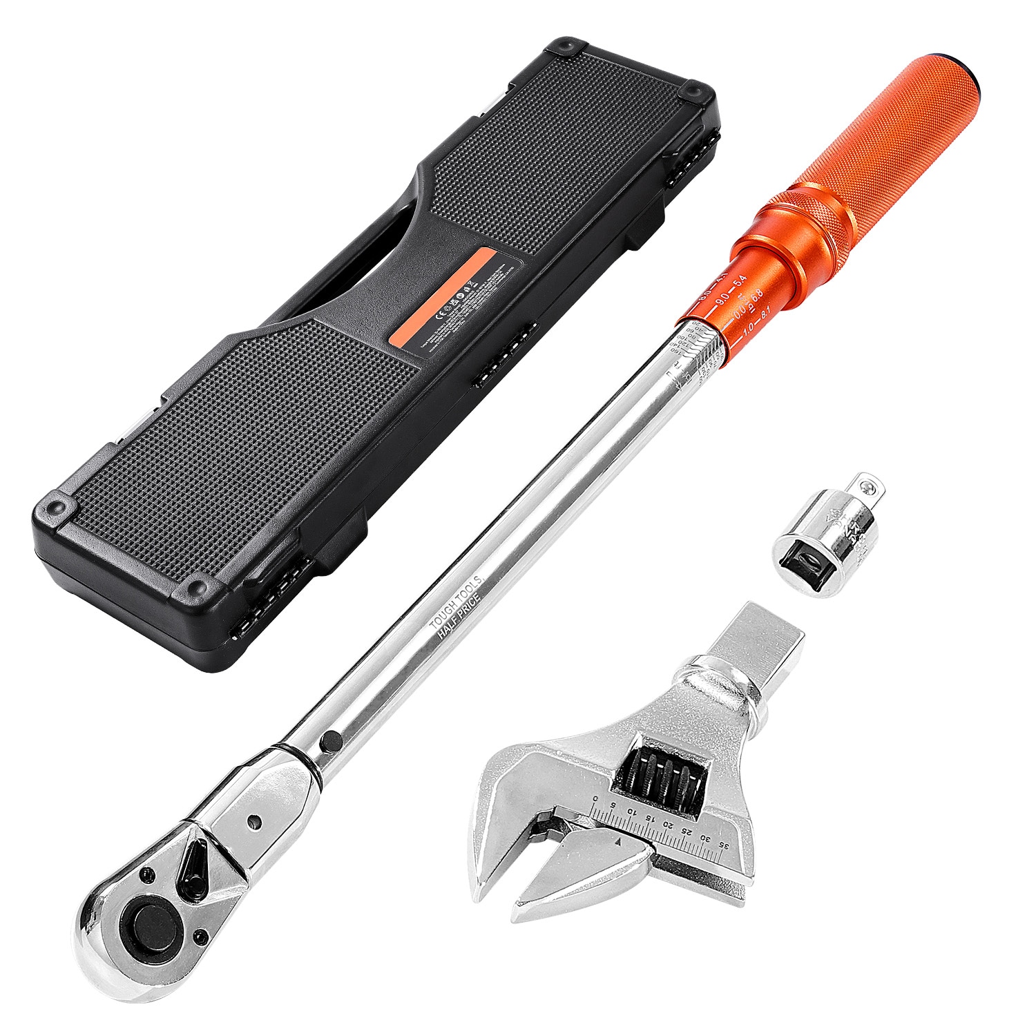 Adjustable Click Torque Wrench 1/2 Inch Drive 20-160 lbf-ft / 27.1-216.8 N.m