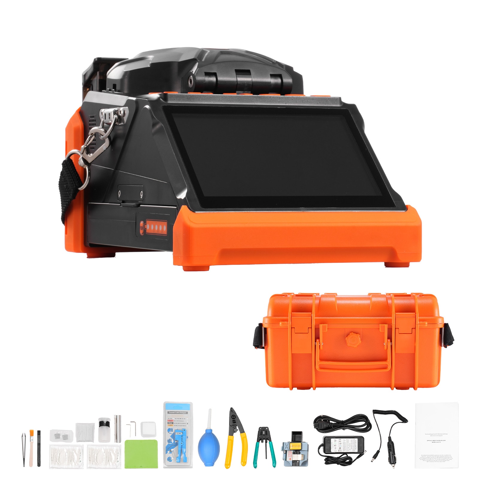 Fiber Fusion Optic Splicer 6 Motors Core & Clad Alignment 5