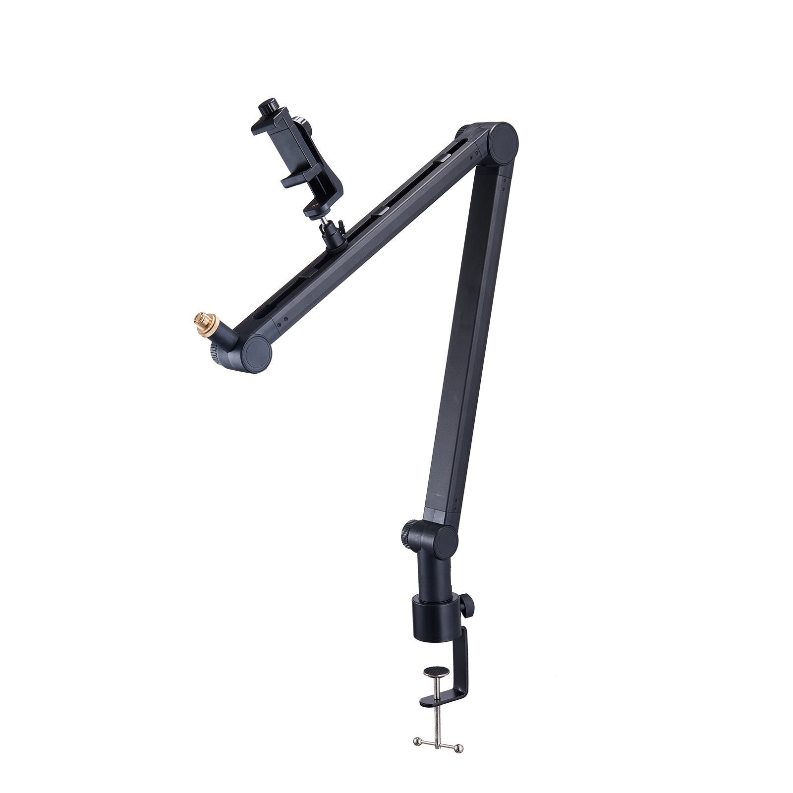 Microphone Boom Arm with Desk Mount, 360° Rotatable, Adjustable Mic Stand with 3/8