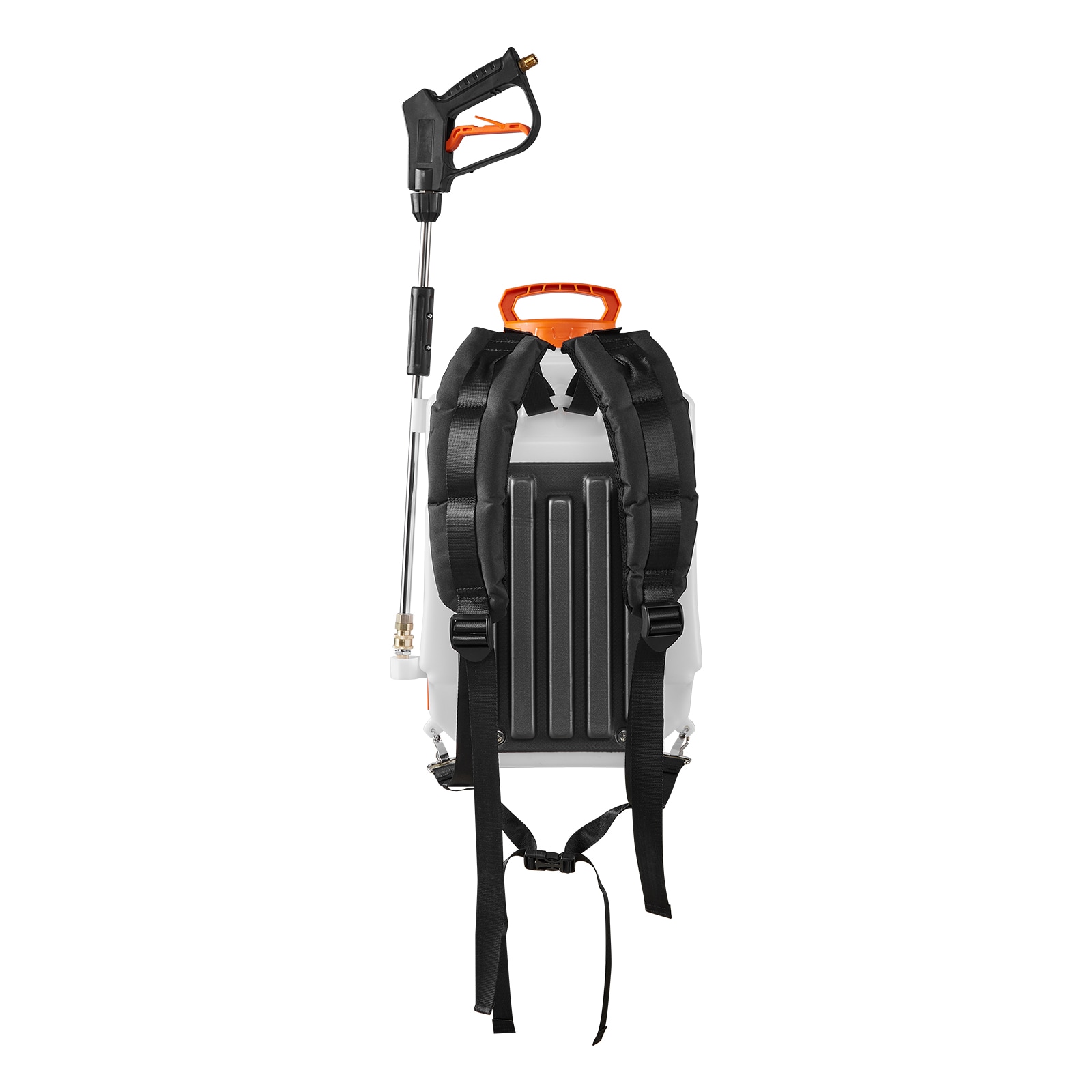 Battery Powered Backpack Sprayer, 4 Gallons Electric Backpack Sprayer, 2 Wands & 8 Nozzles, Adjustable 0-90 PSI, 4H Runtime, Portable Yard Garden Lawn Sprayers for Weeding Spraying Cleaning