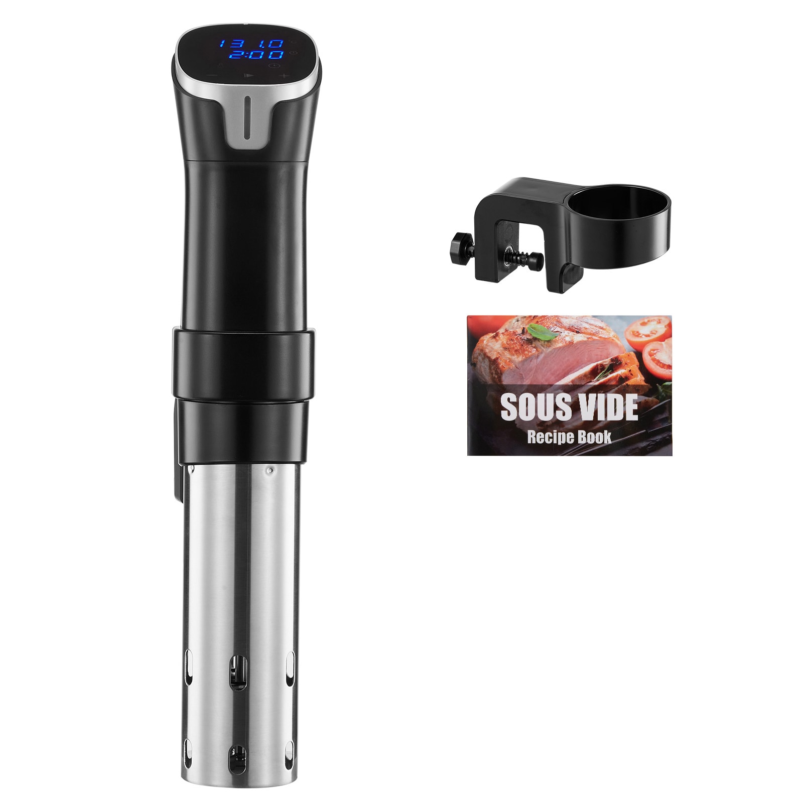 Sous Vide Precision Cooker, 1100W Sous-Vide Cooking Machine, WIFI Immersion Circulator with LED Digital Display, Fast-Heating, Accurate Temperature & Timer Control, SUS304 Stainless Steel