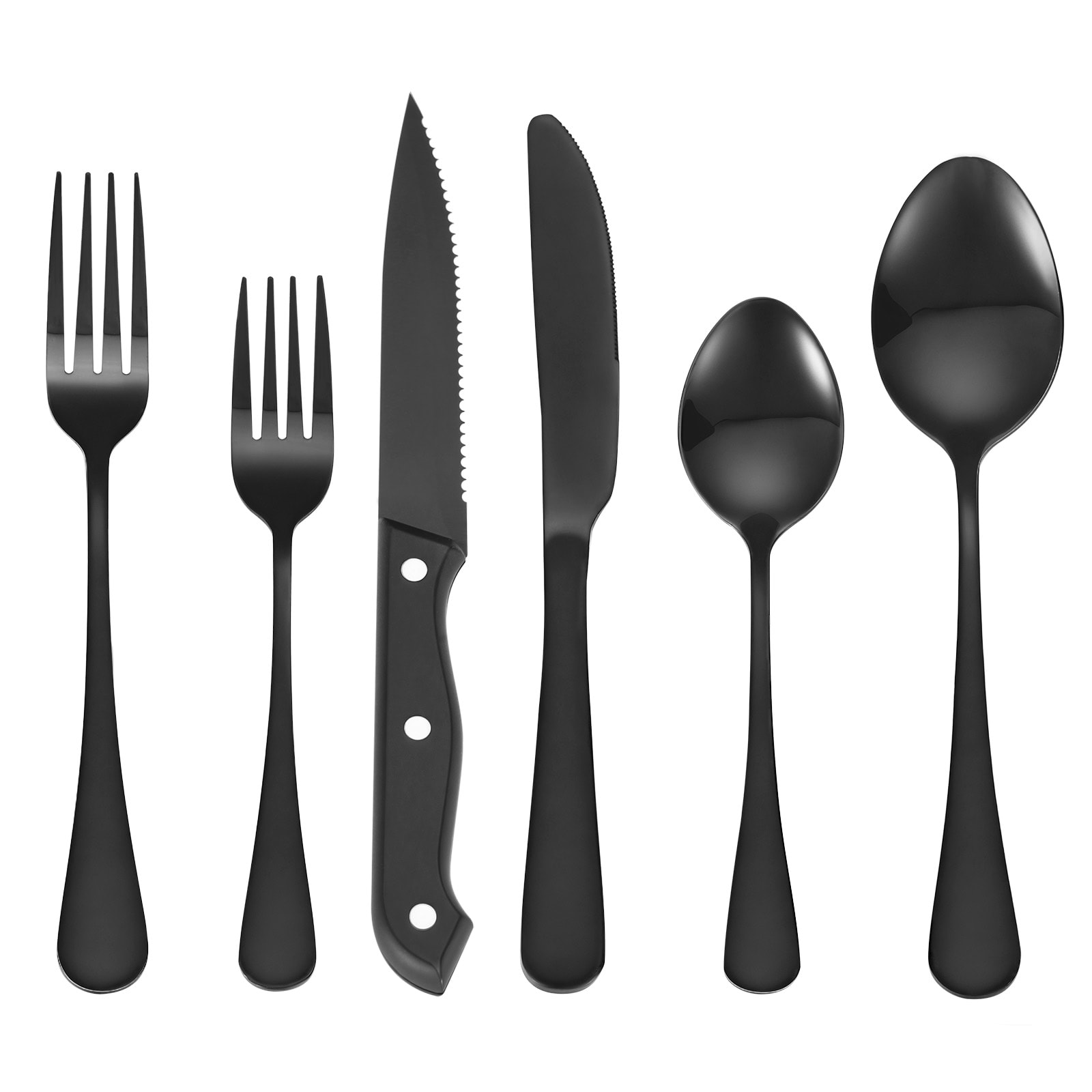 48-Piece Silverware Set Stainless Steel Cutlery Flatware Utensil Kitchen for 8