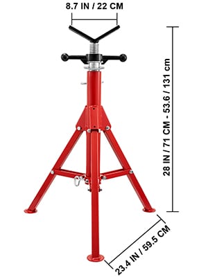 V Head Pipe Stand 1/8