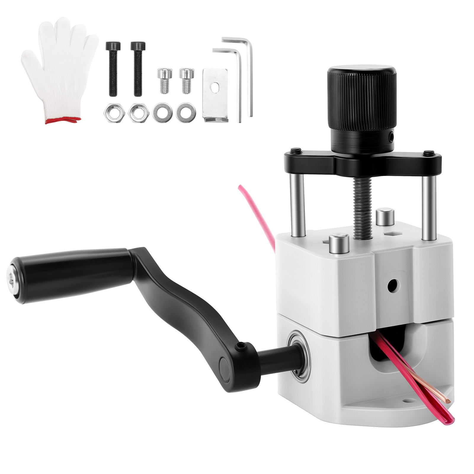 Manual Wire Stripper Stripping Machine 0.06-1 in Hand or Drill Powered Portable