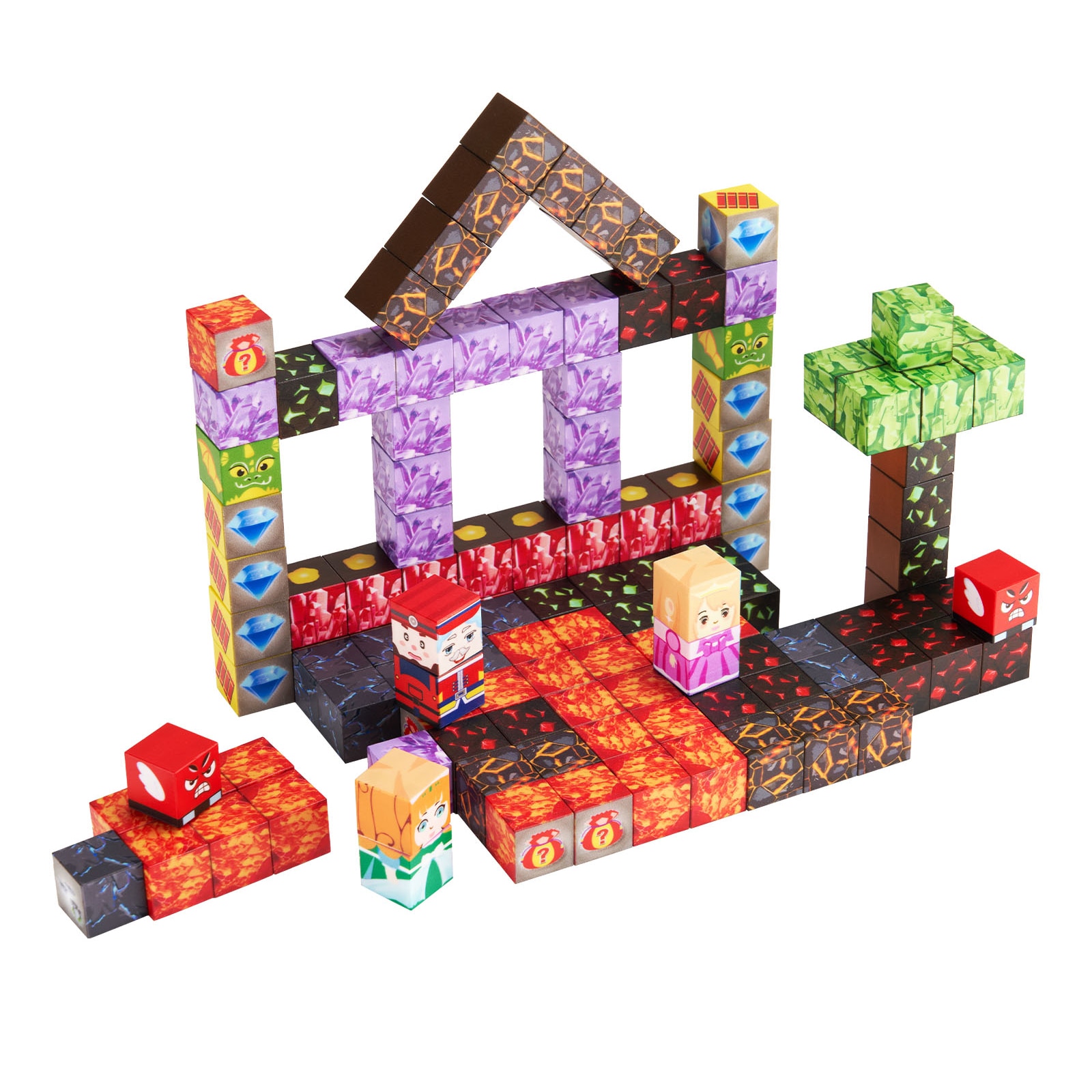 Magnetic Blocks 150 PCS Dark Castle Set STEM Montessori Sensory Toys