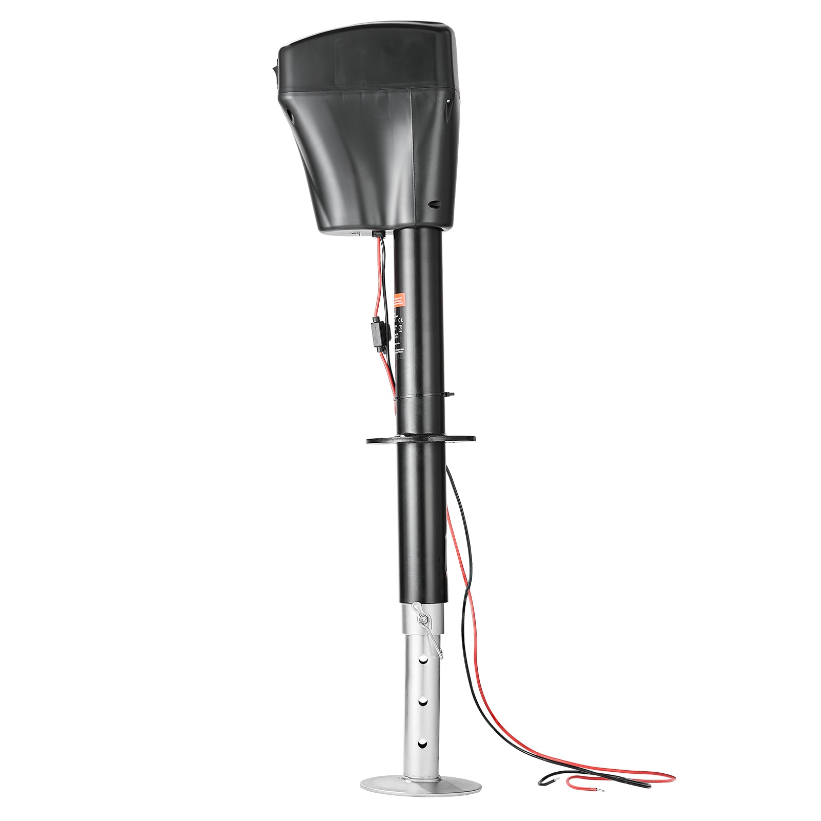 Electric Trailer Jack 5000 lbs Power Tongue Jack for RV Trailer & Camper Black With a 7-pin Trailer Connector