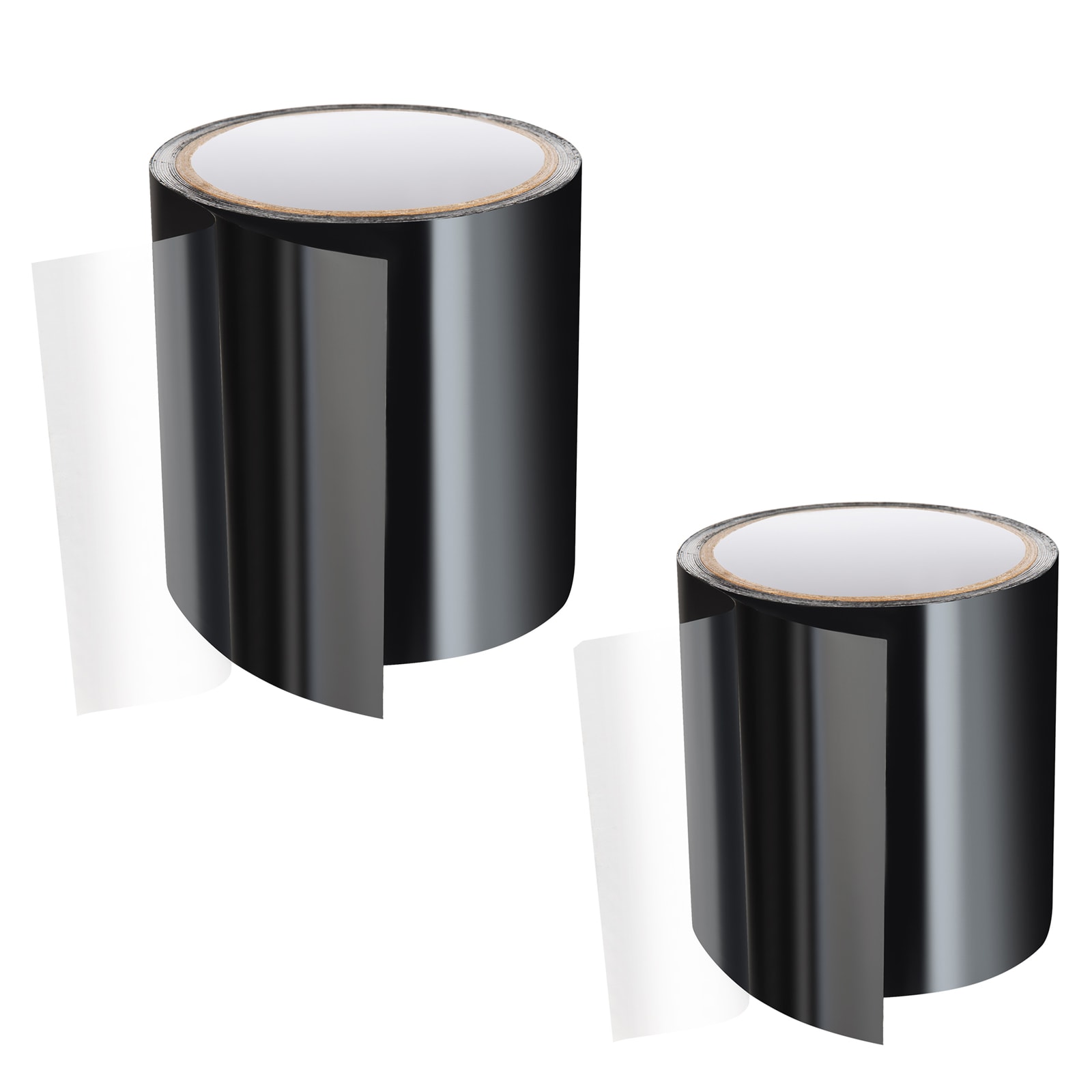 Waterproof Patch and Seal Tape, 4 inch x 10 ft, Pack of 2, Weather-Resistant Waterproof Tape for Leaks and Repairs, Peel and Stick Easy Indoor and Outdoor Use for Roof, Wall, and Pipe, Black
