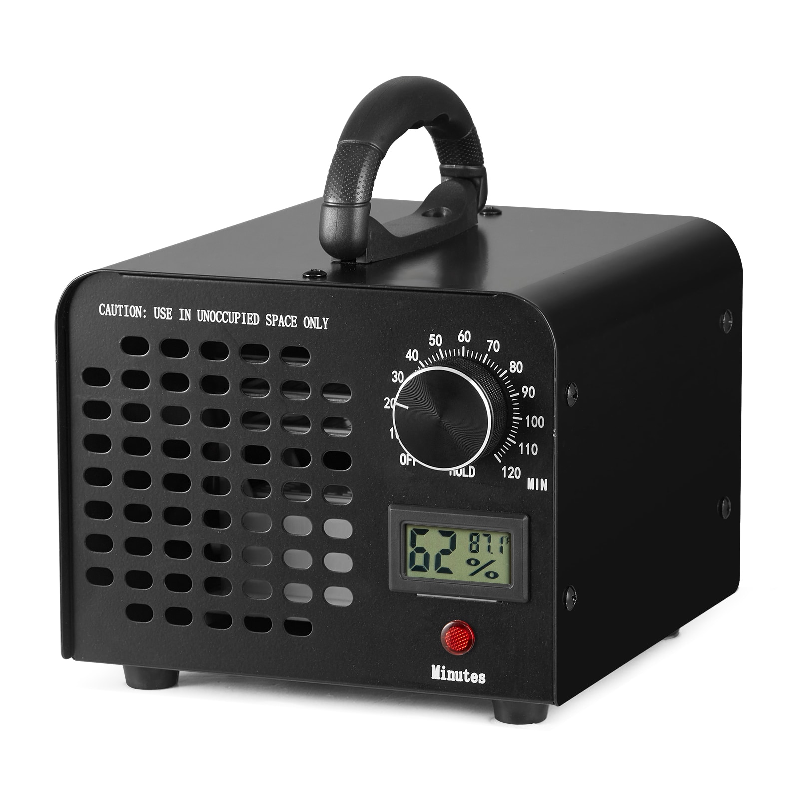 Ozone Generator, 24000mg/h Ozone Machine Odor Remover, High Capacity Commercial/Industrial Ozone Generator Machine, Home Air Ionizers Deodorizer with 0-120 min Time Setting for Rooms, Cars, Pets
