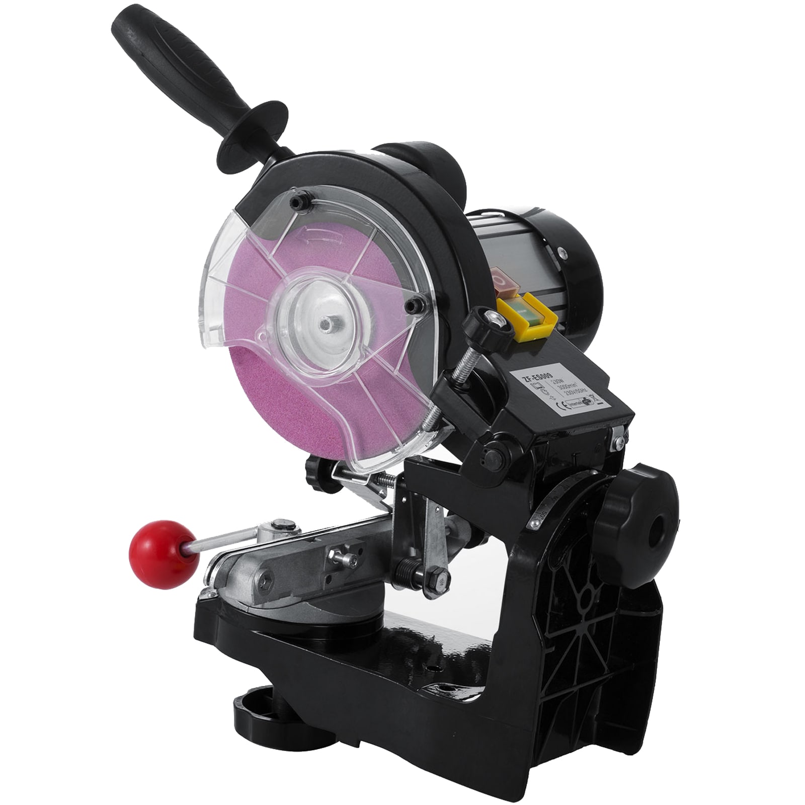 Electric Chainsaw Sharpener, 230W Professional Multi-Angle Adjustable Chain Grinder 3000RPM, Electric Chainsaw Blade Sharpener for 1/4