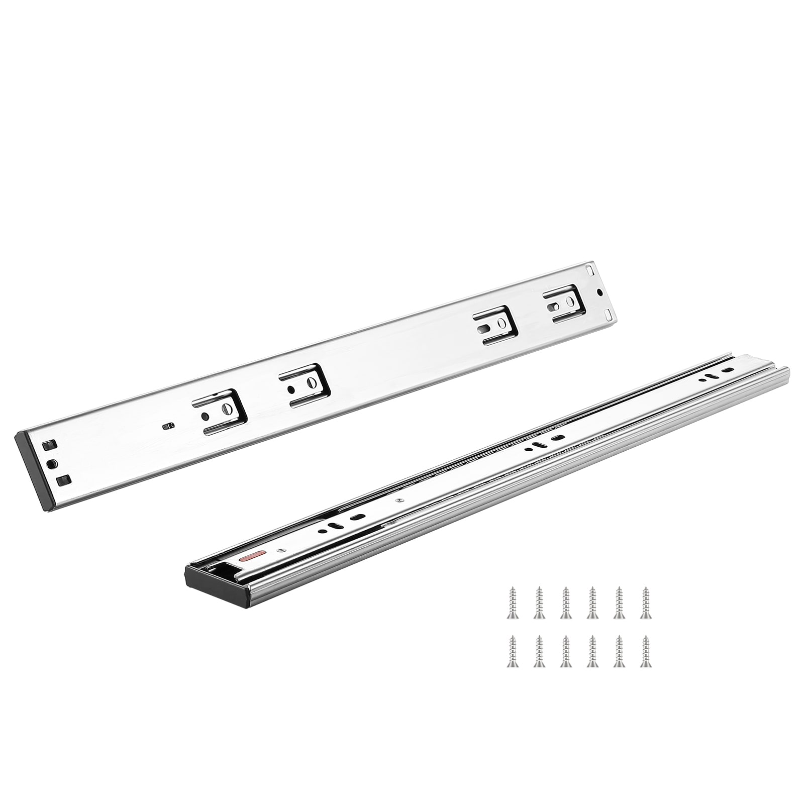 Drawer Slides Side Mount Rails, Soft-Close10 Pairs 22 Inch, Heavy Duty Full Extension Steel Track, Noiseless Guide Glides Cabinet Kitchen Runners with Ball Bearing, 100 Lbs Load Capacity