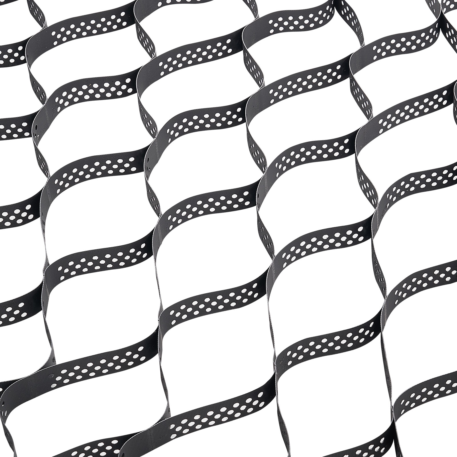 Ground Grid 2-Inch Depth Geocell Grid 17.06x8.86 FT / 5200x2700 mm for Gravel
