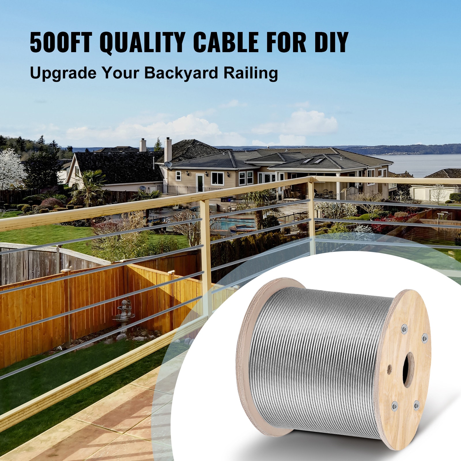 Stainless Steel Cable Railing 1/8