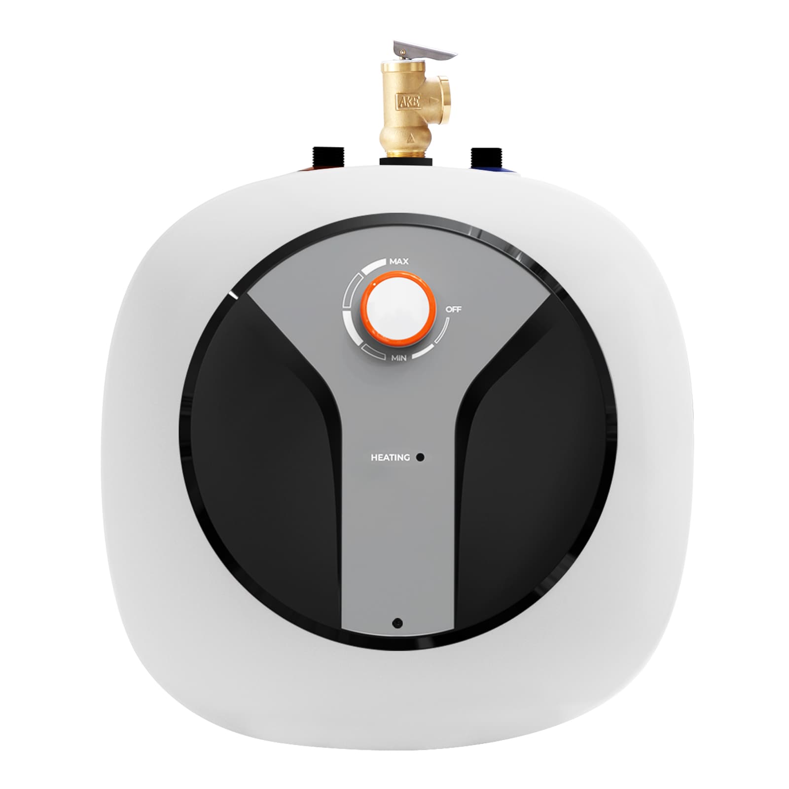 Electric Mini-Tank Water Heater 2.5-Gallon Tank, 1440W Hot Water Boiler Storage, Safety Temperature Pressure Valve Easy Install, for Kichen Bathroom Restaurant, Shelf Wall Floor Mounted