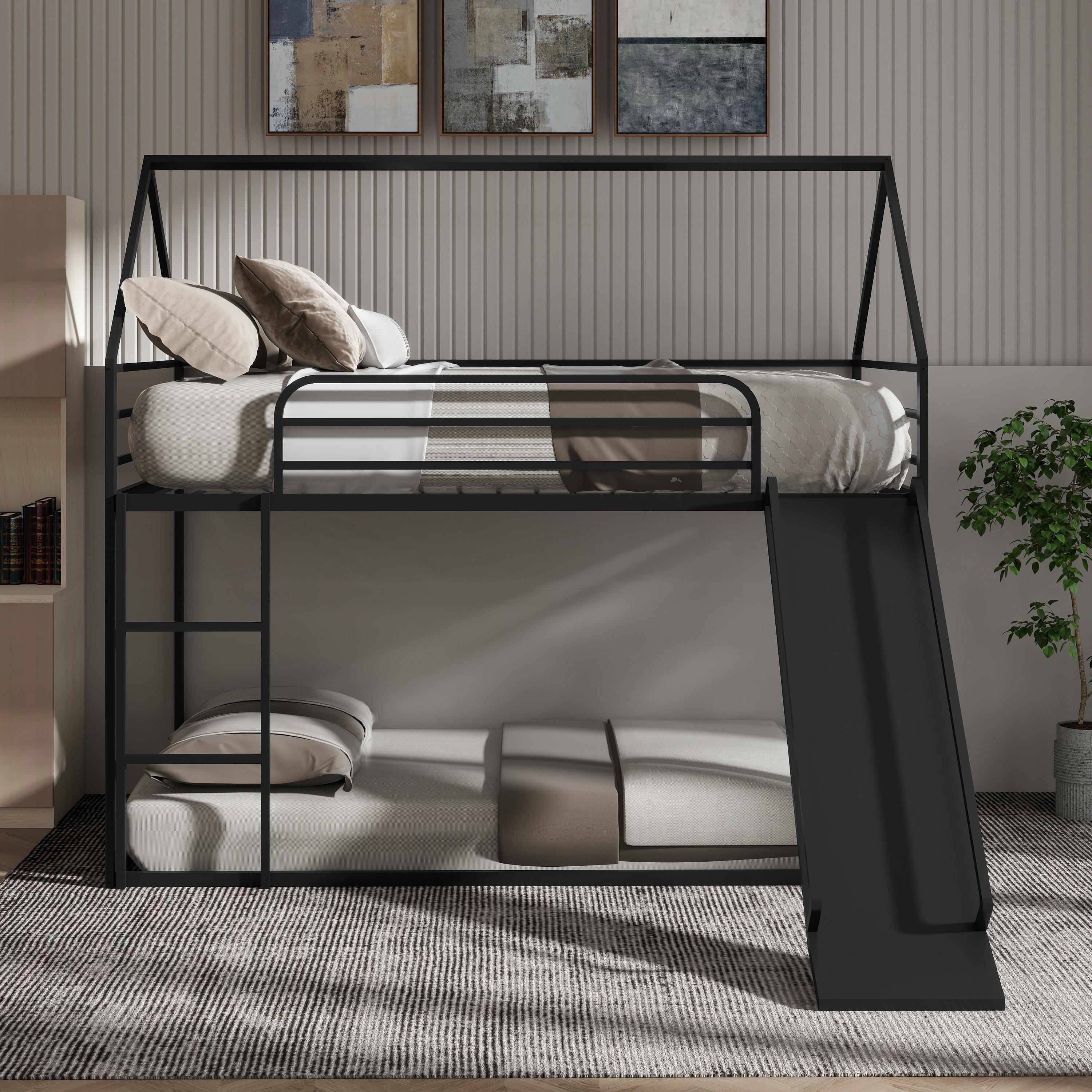 Twin over Twin House Bed