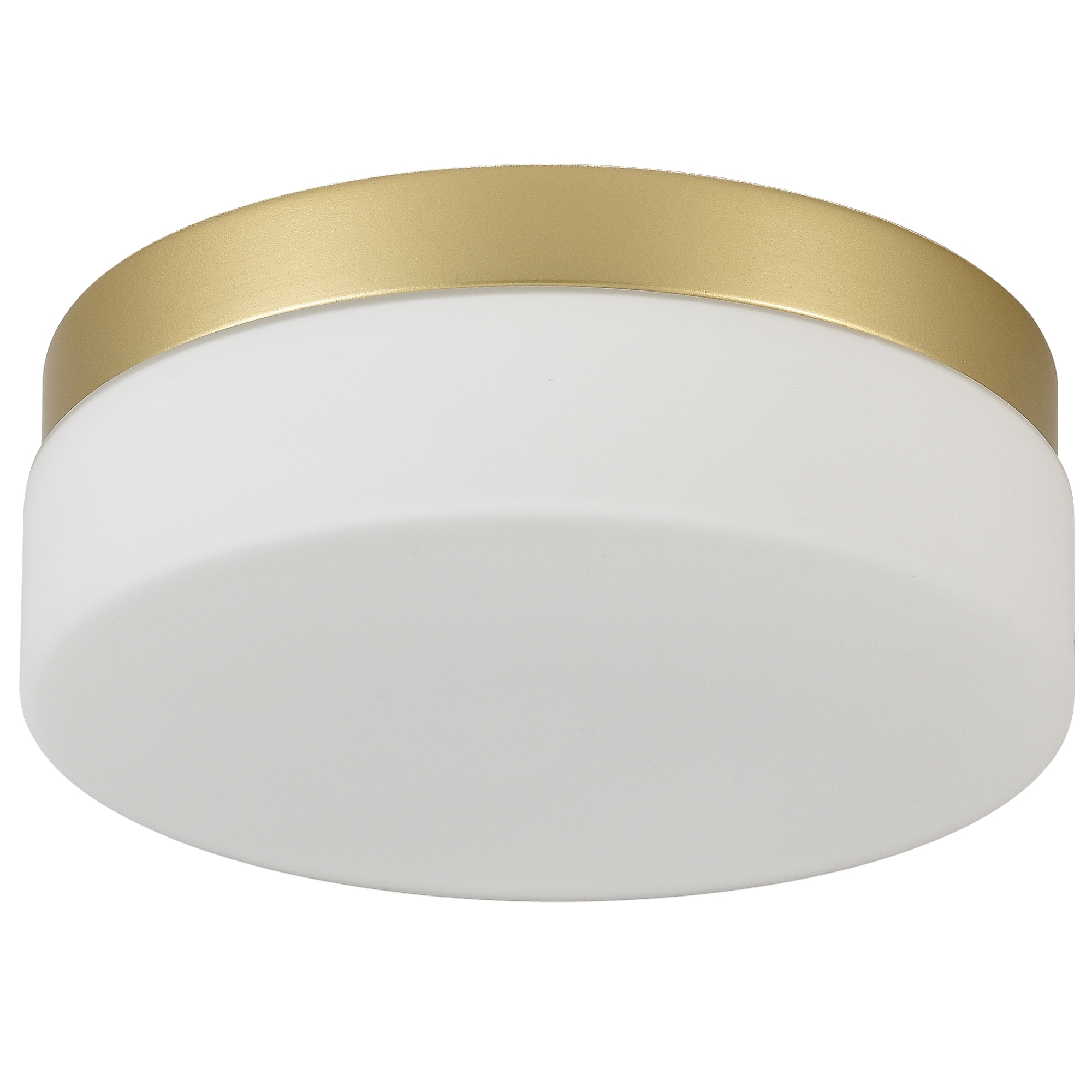 1 PACK LED Flush Mount Ceiling Light Fixture, Modern Kitchen Recessed Ceiling Lamp 24W 12 Inch Closet Round Surface for Bathroom Laundry Bedroom Hallway(Gold)